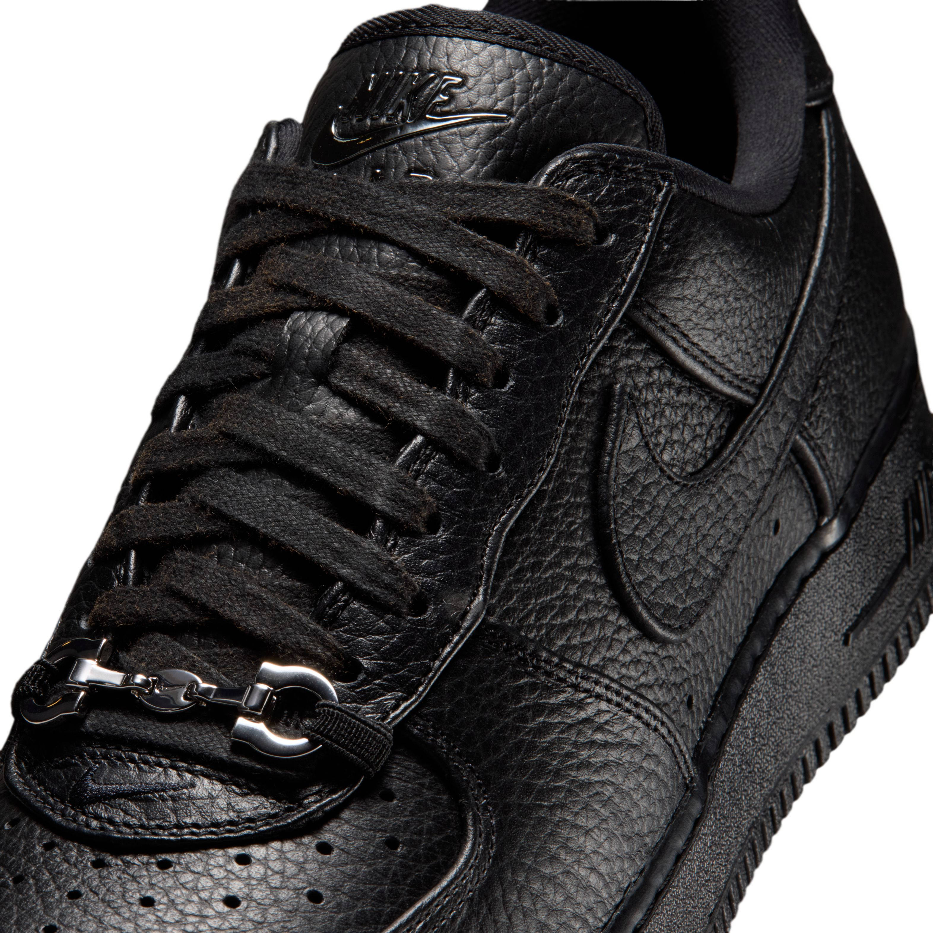 Nike Air Force 1 Low Black Leather IM5754-001 side