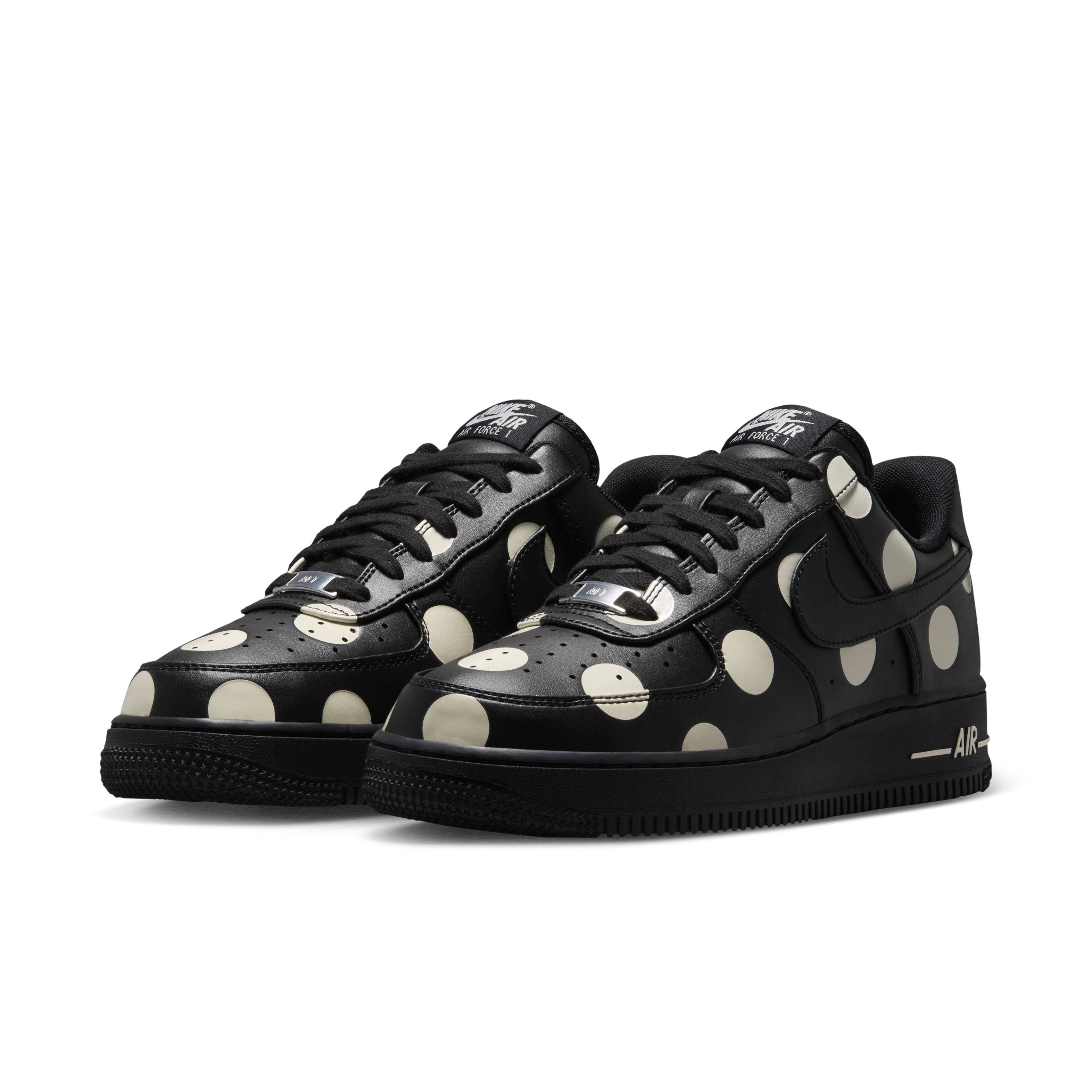 Nike Air Force 1 Low Black Polka Dot IR8647-001 front
