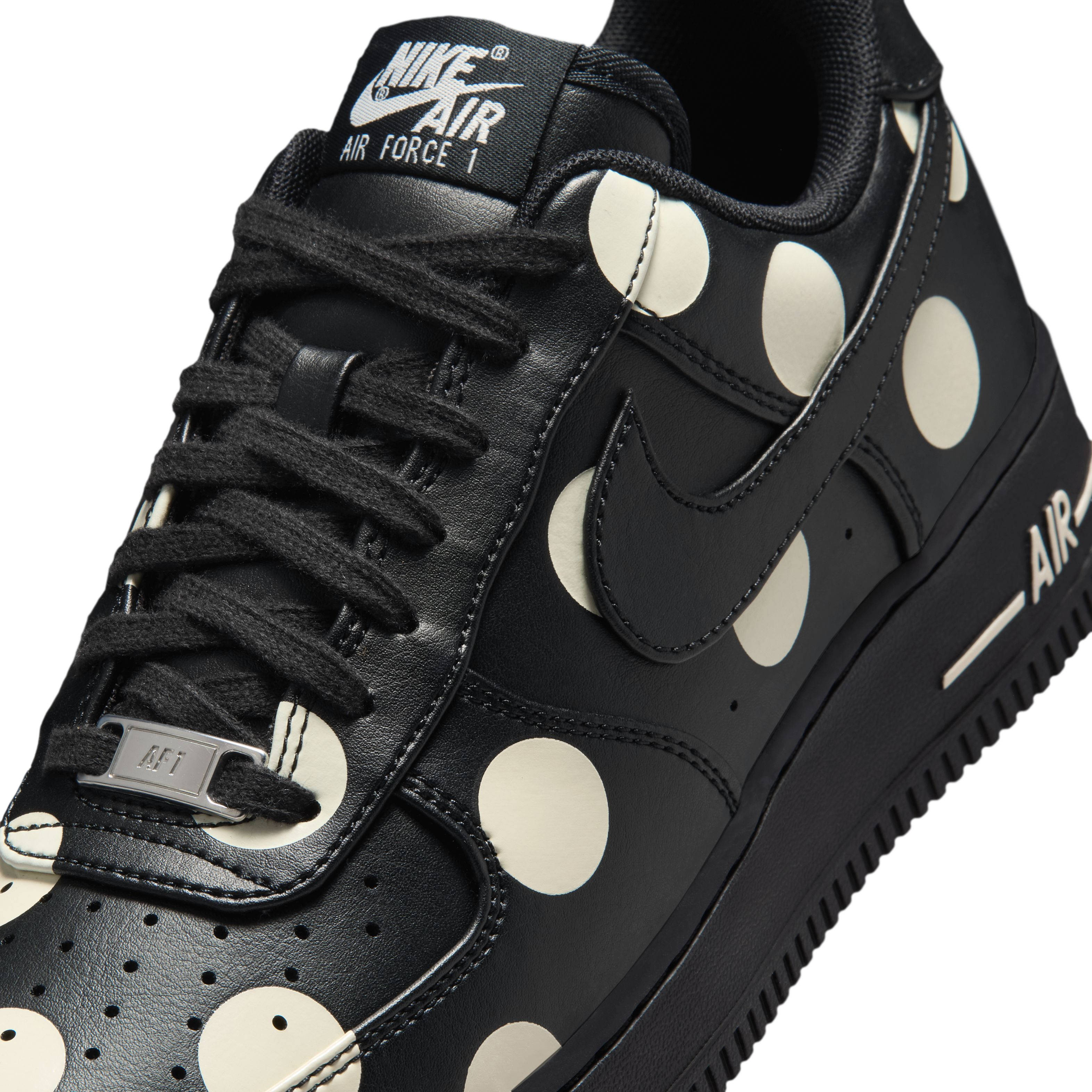 Nike Air Force 1 Low Black Polka Dot IR8647-001 side