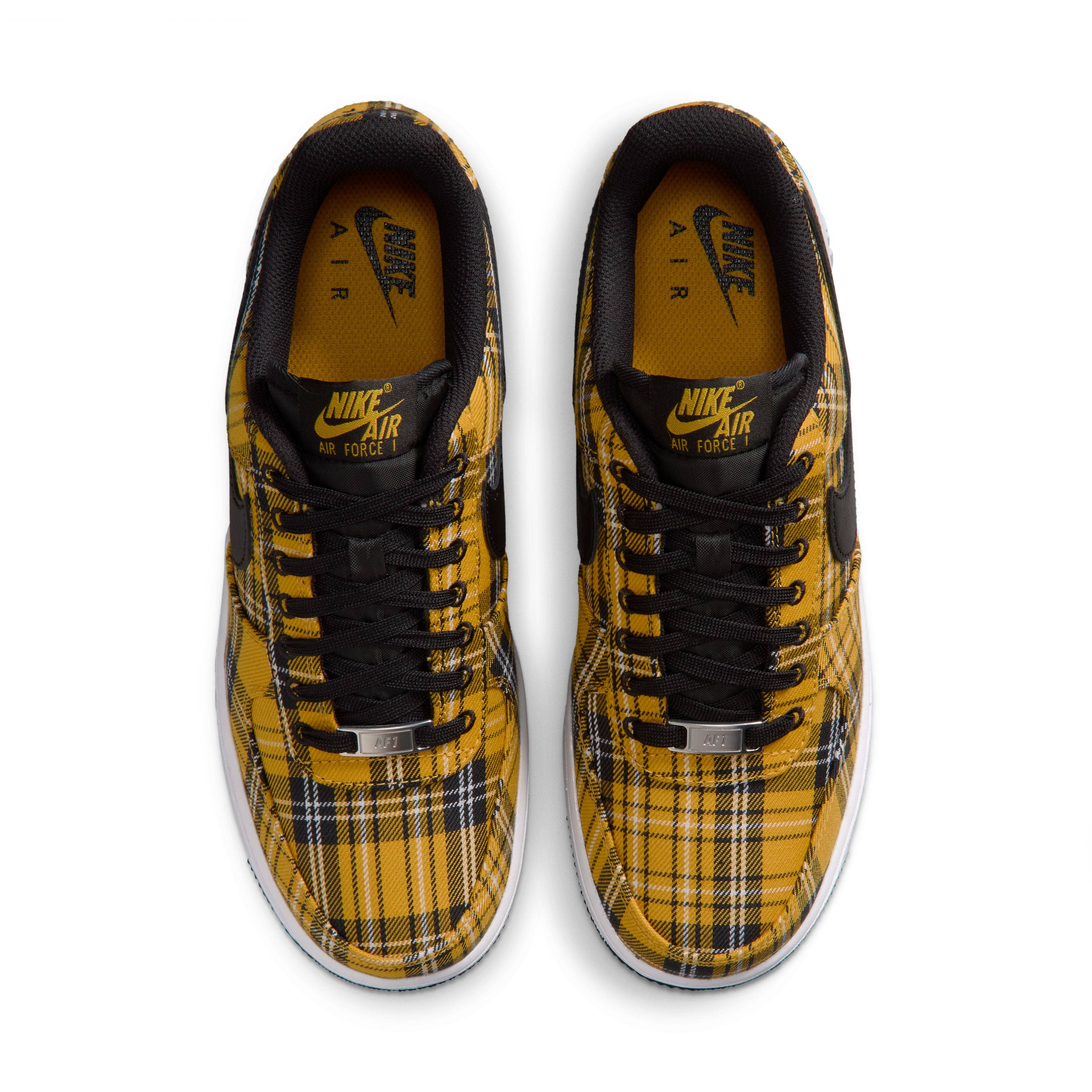 Nike Air Force 1 Low Clueless Yellow Plaid IR5596-900 middle