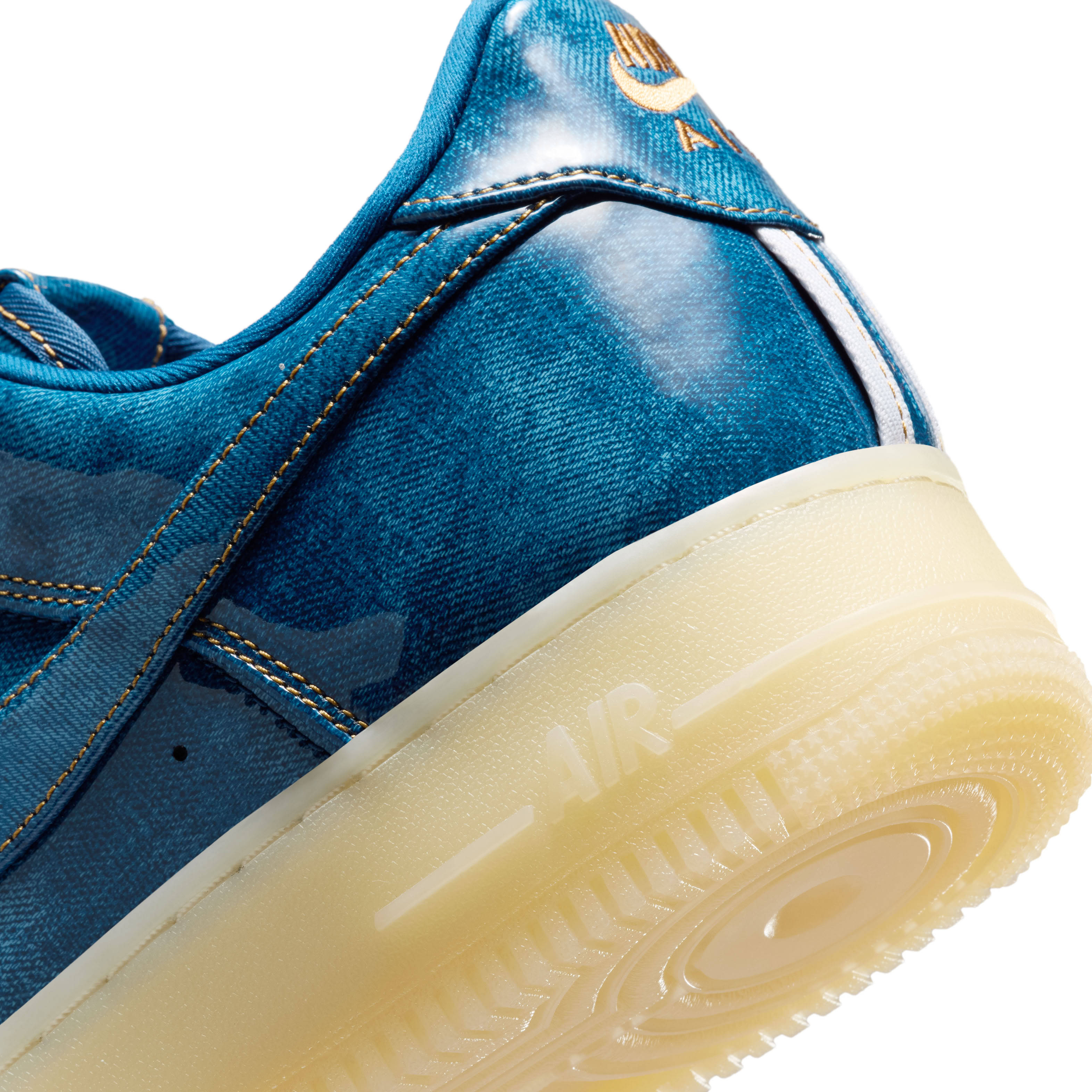 Nike Air Force 1 Low Patent Denim Detail 1