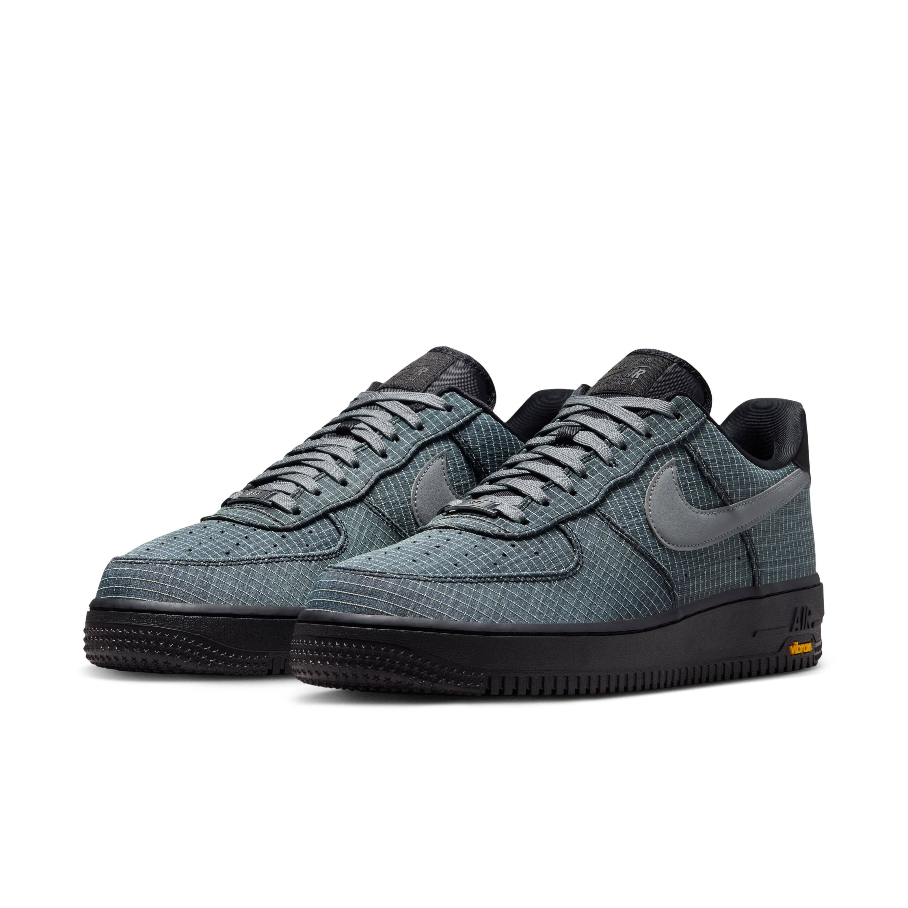 Nike Air Force 1 Low Vibram Black Light Lemon Twist Pair