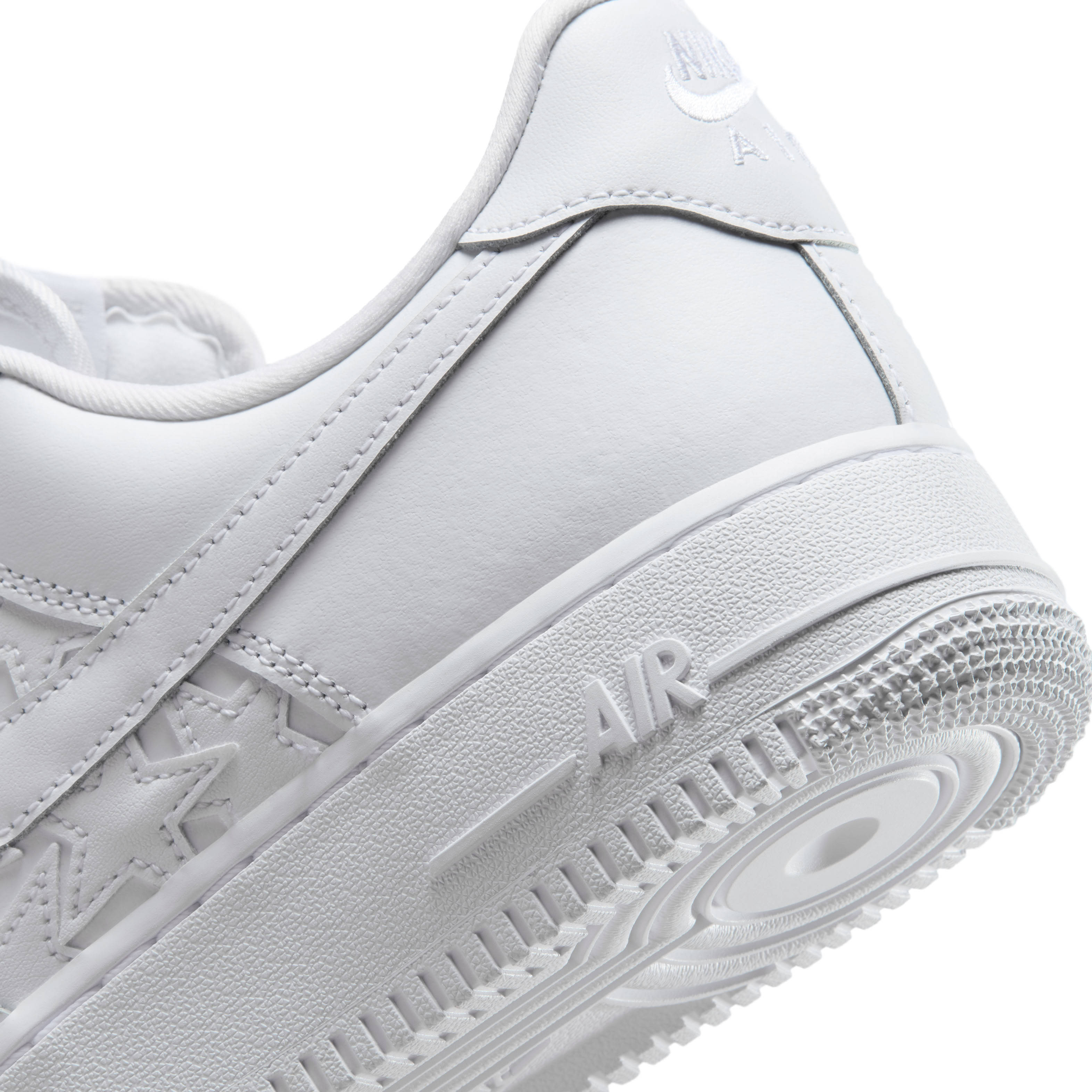 Nike Air Force 1 Low White Stars Detail 1