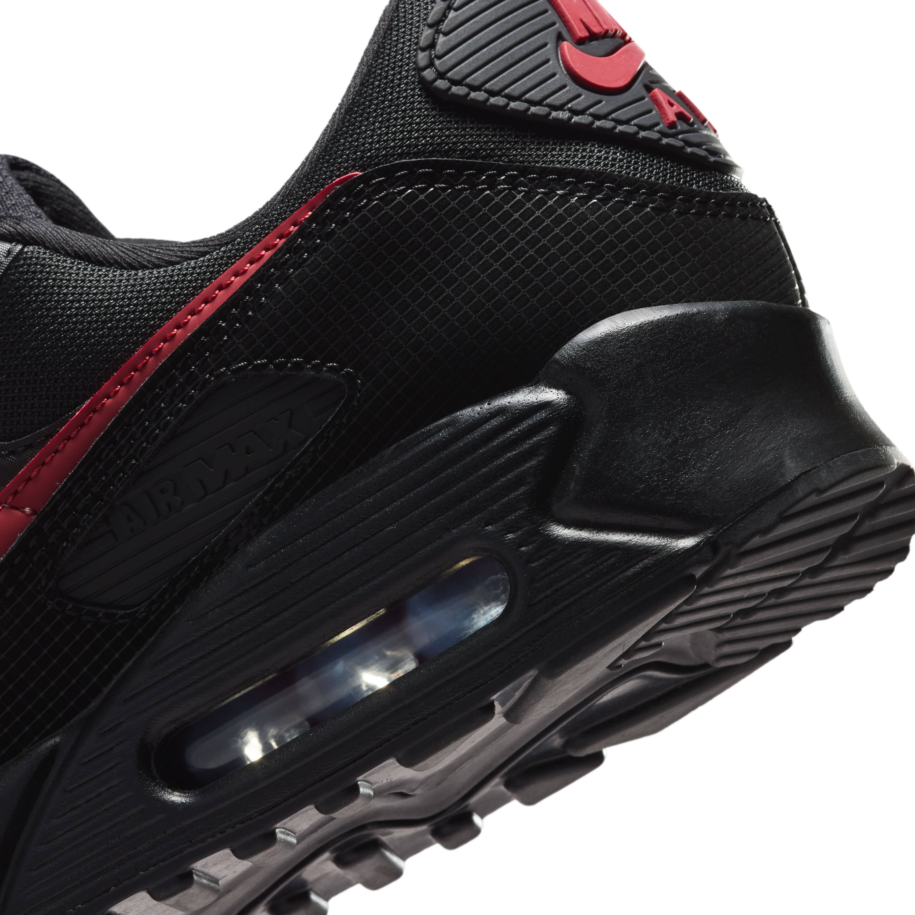 Nike Air Max 90 Black Tough Red Detail 1