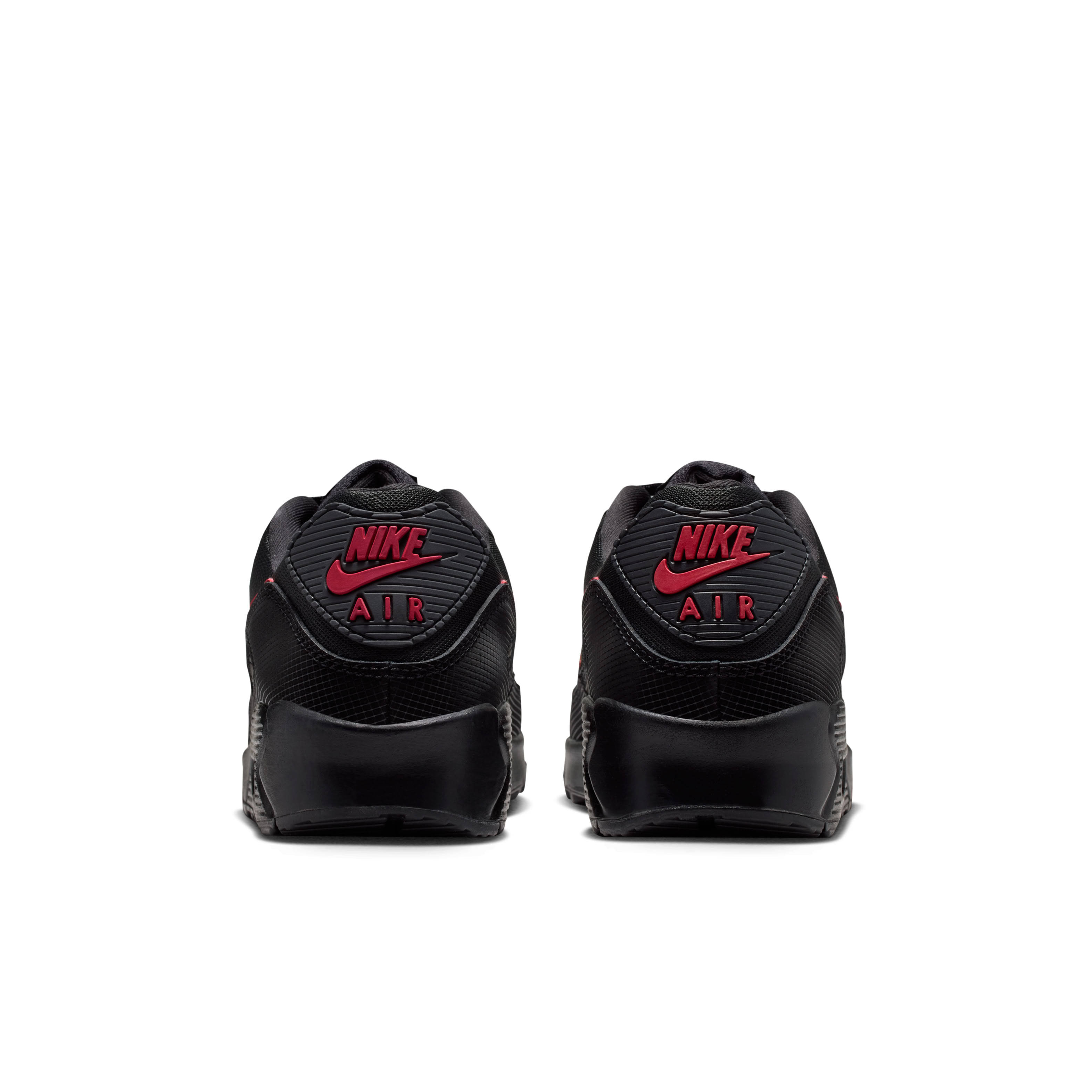 Nike Air Max 90 Black Tough Red Heel