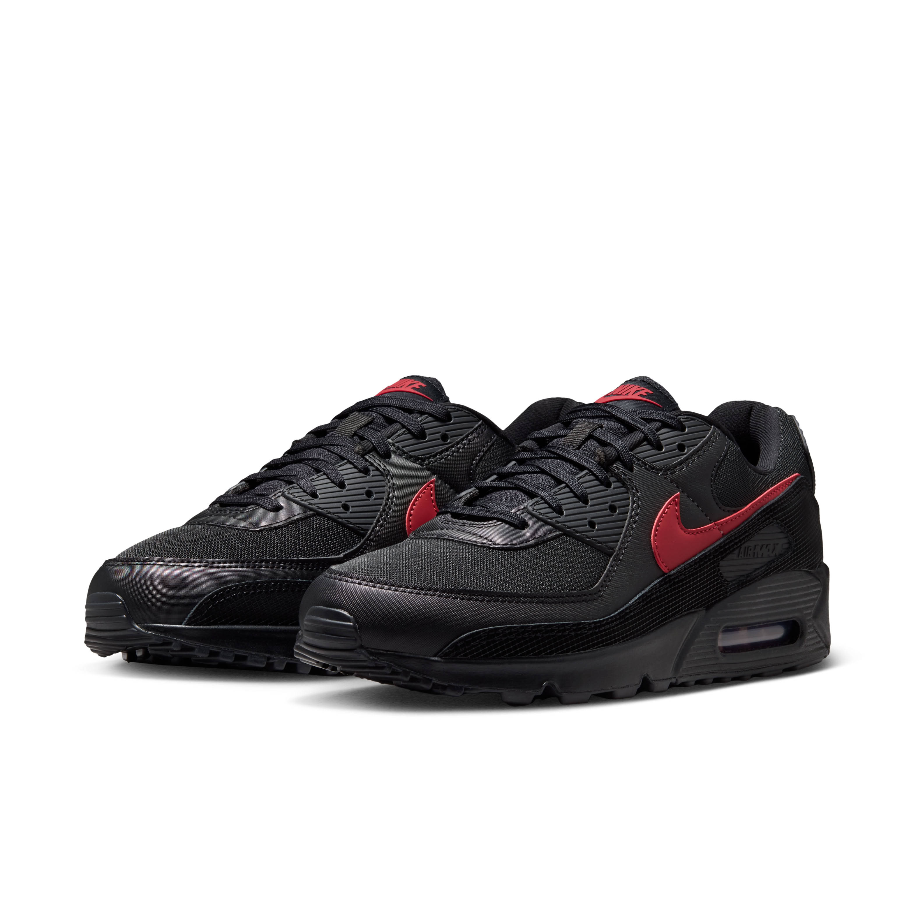 Nike Air Max 90 Black Tough Red Pair