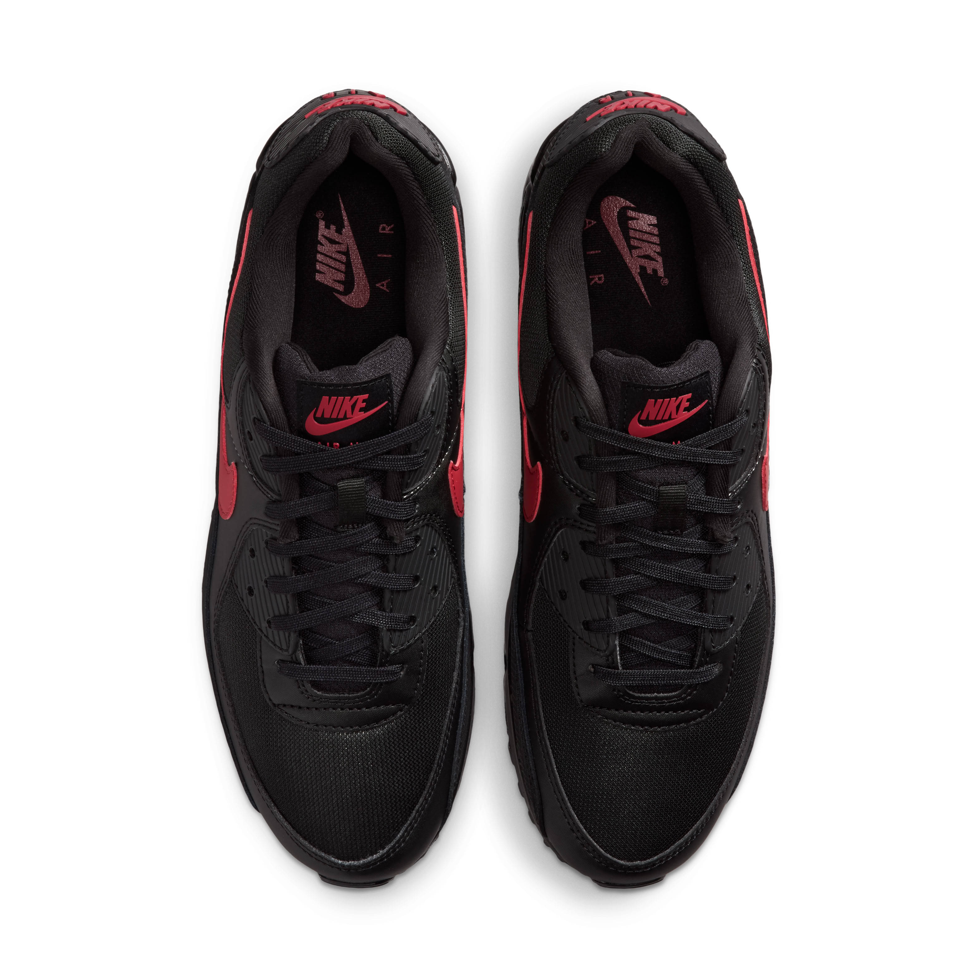 Nike Air Max 90 Black Tough Red Top
