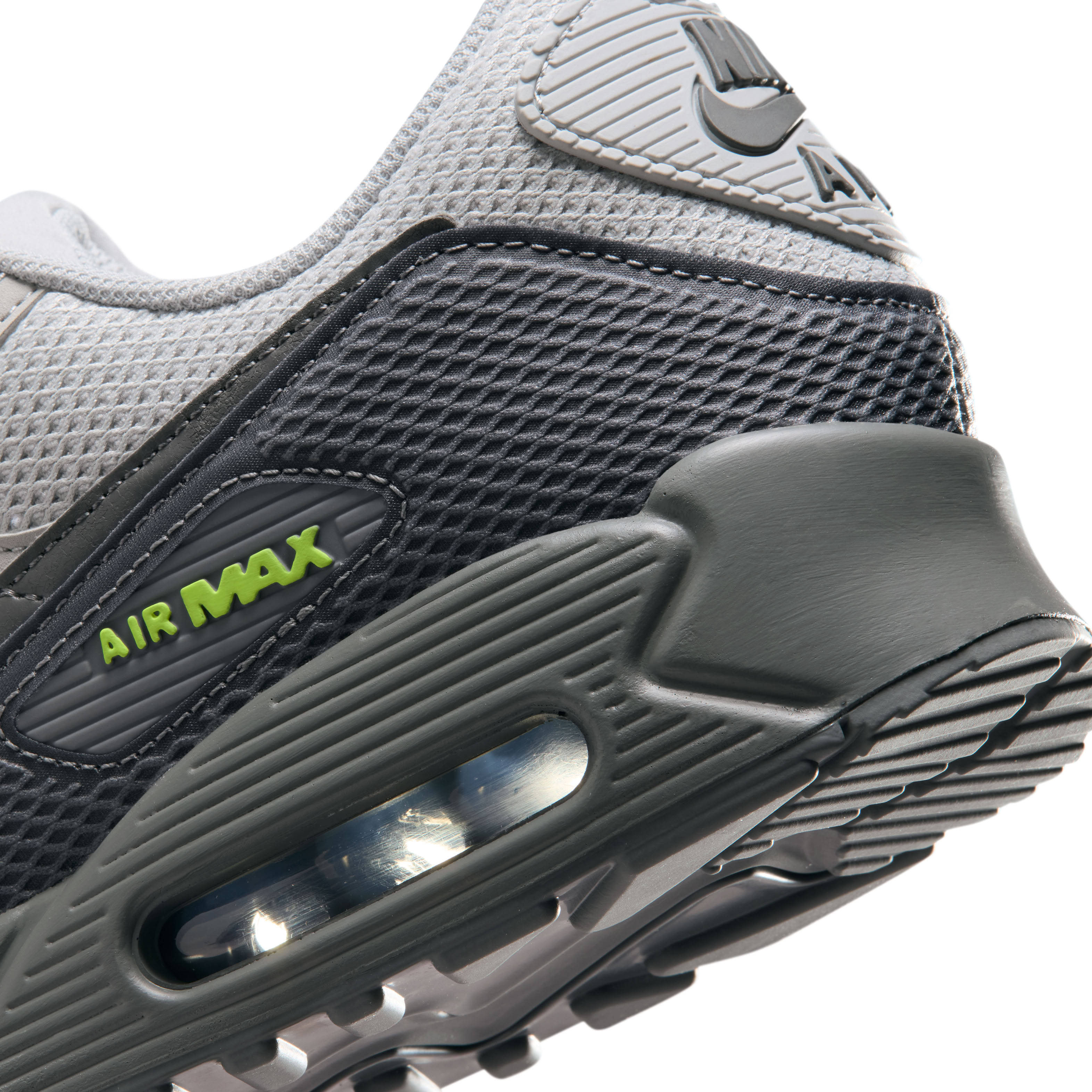 Nike Air Max 90 Premium Volt Iron Grey Detail 1