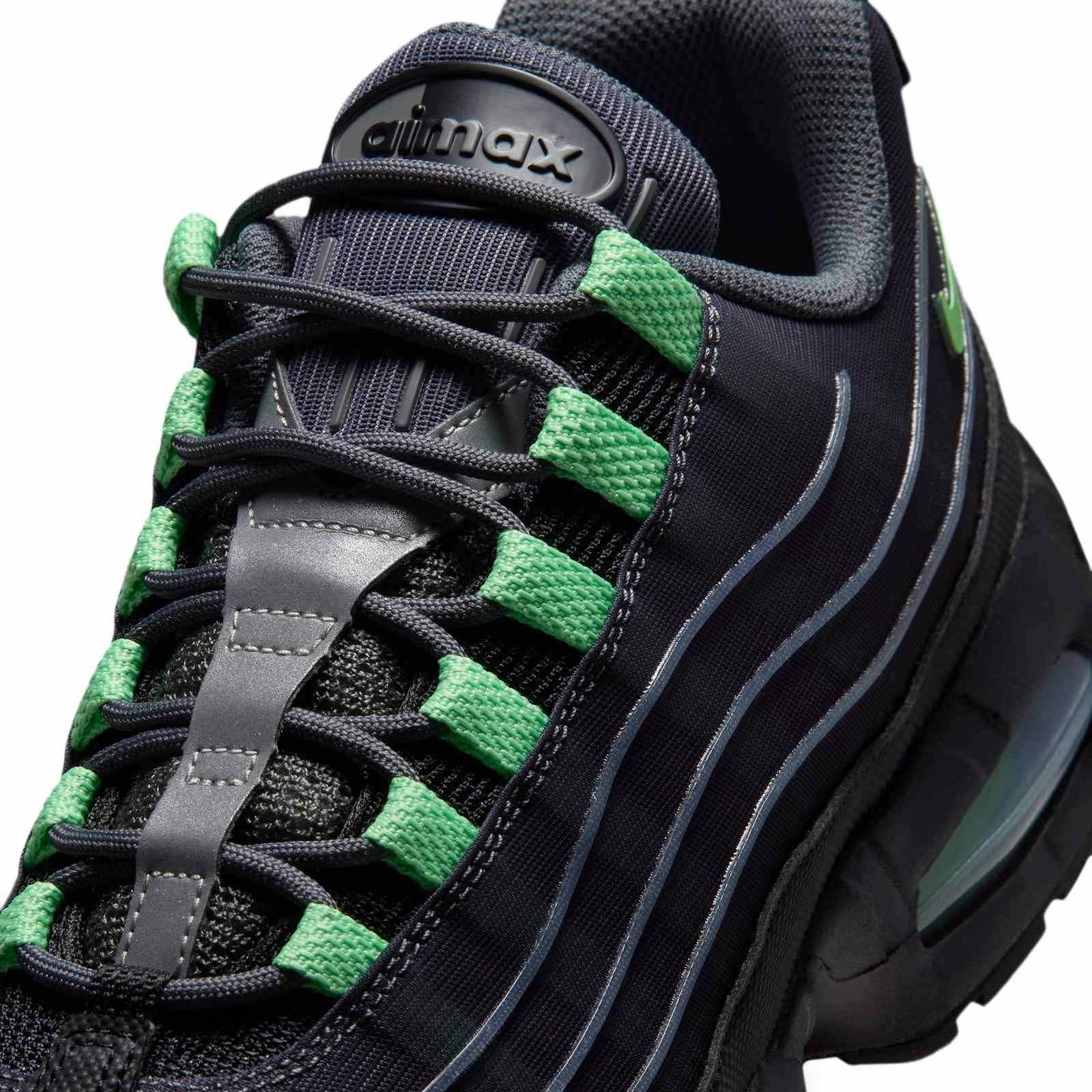 Nike Air Max 95 Big Bubble Black Illusion Green IH7853-004 side