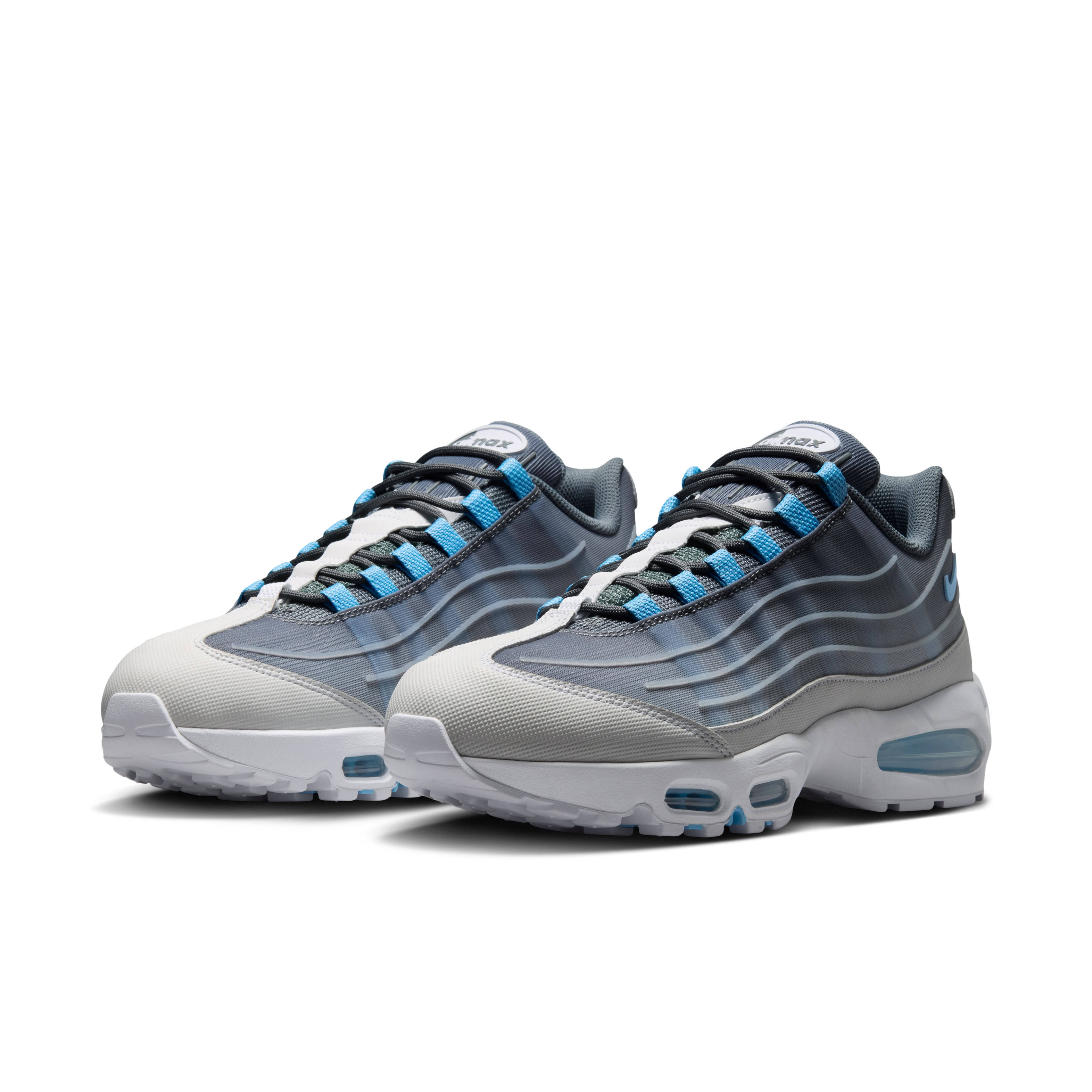 Nike Air Max 95 Big Bubble Tech Smoke Grey Pair
