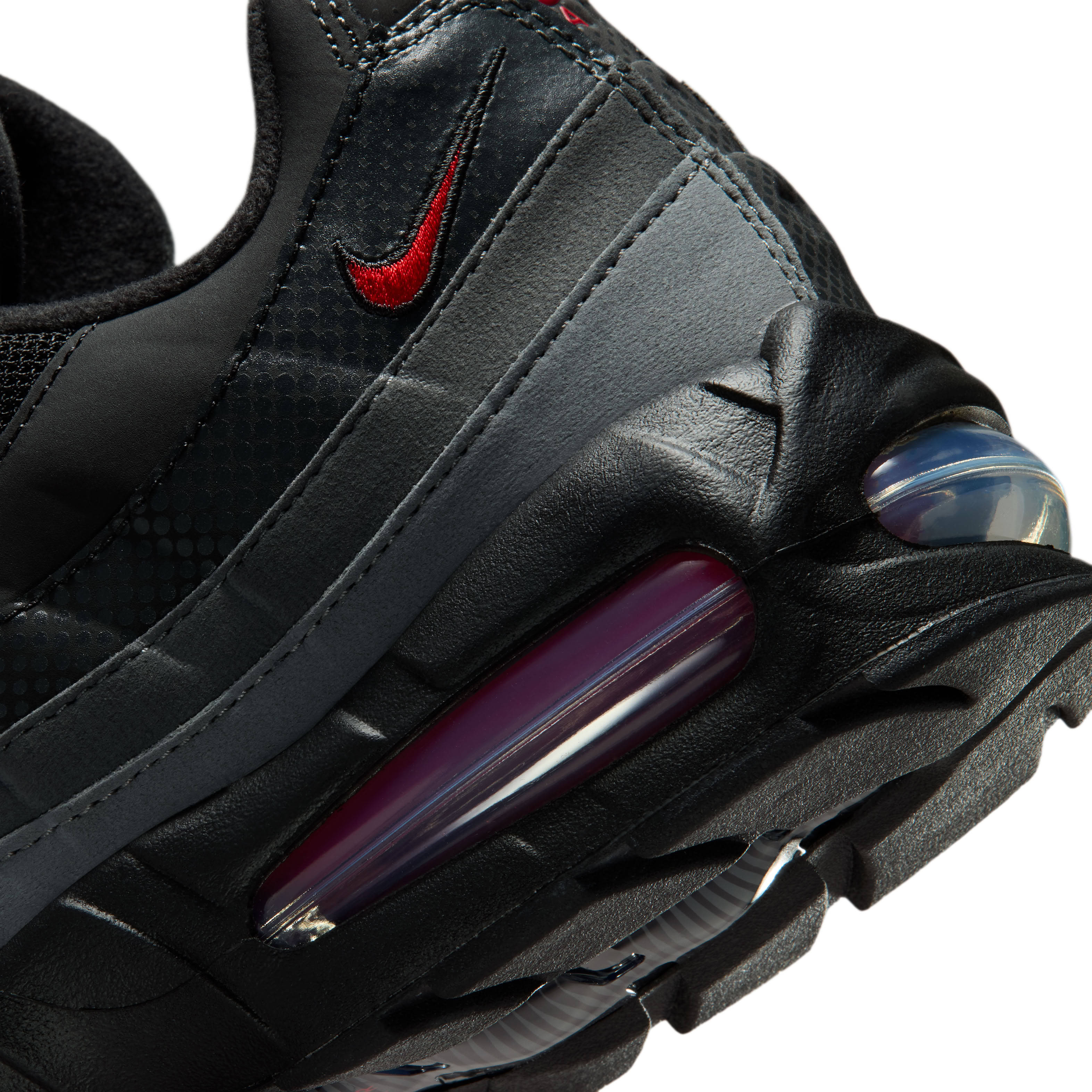 Nike Air Max 95 Black Red Anthracite Detail 1