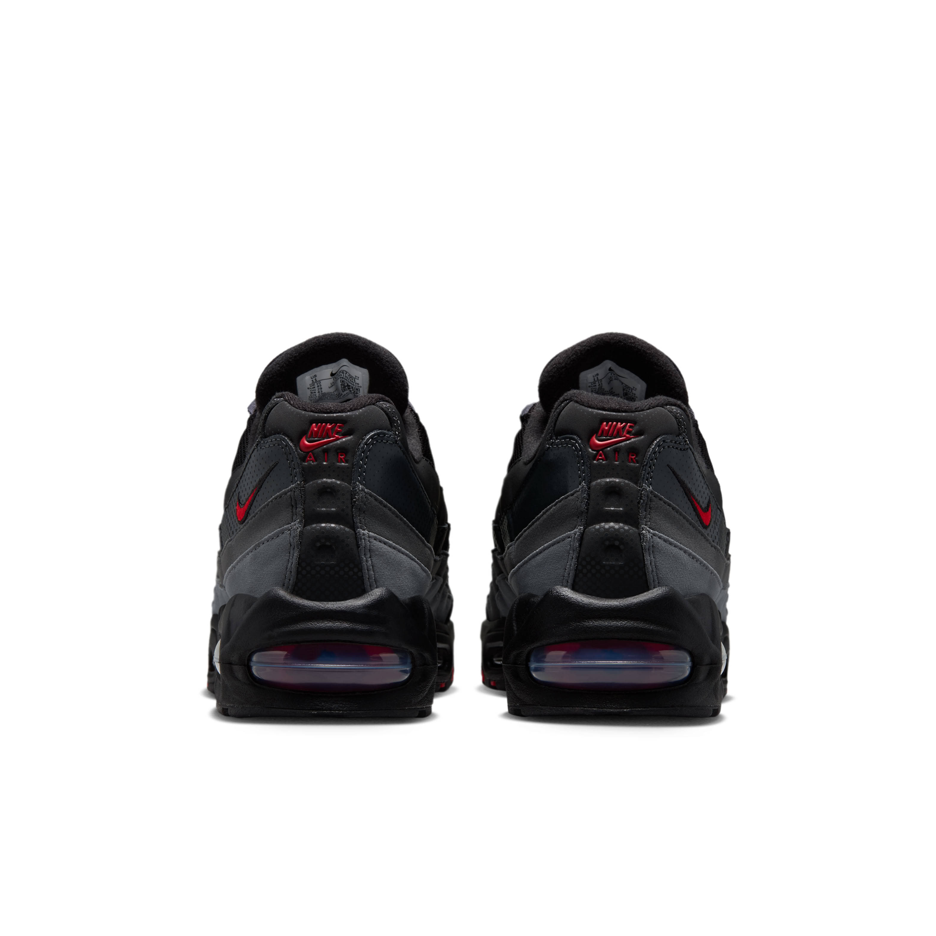 Nike Air Max 95 Black Red Anthracite Heel