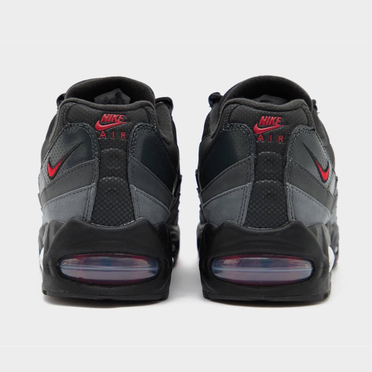 Nike Air Max 95 Black Red Anthracite Heel