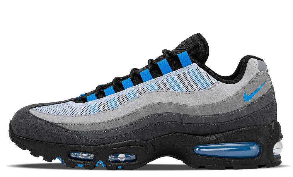 Nike Air Max 95 Black Tongue Pack Blue Mockup