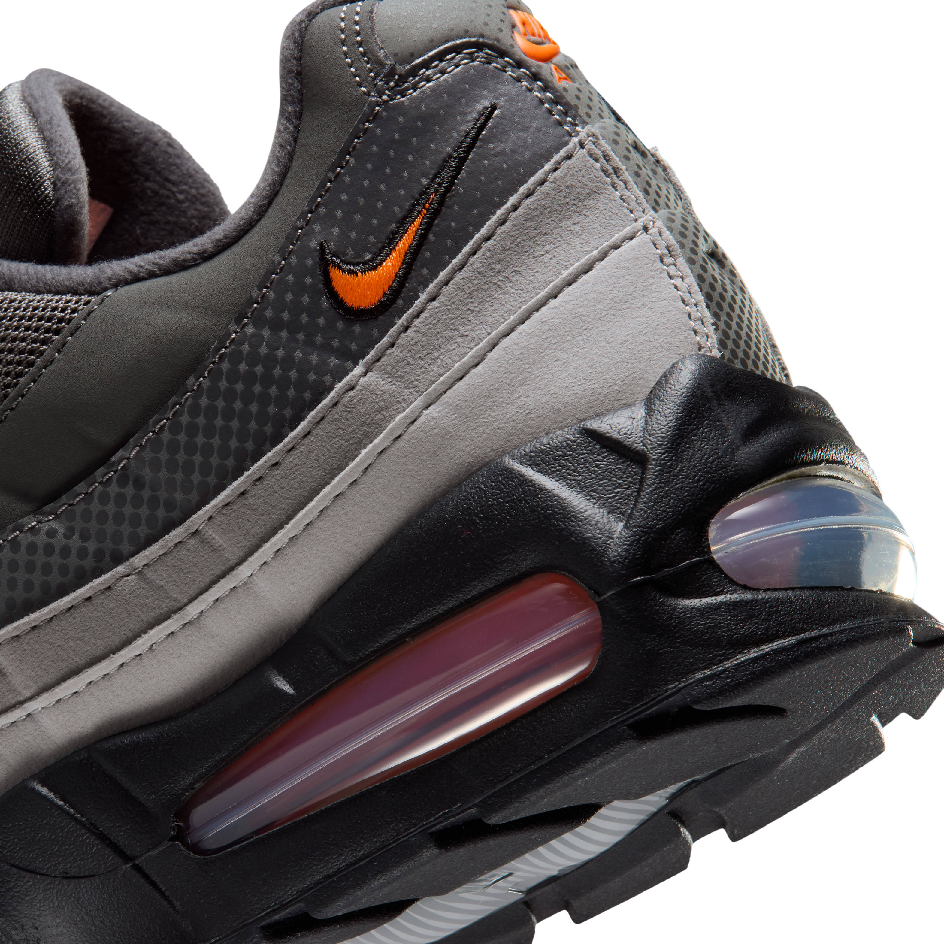 Nike Air Max 95 Black Total Orange Detail 1