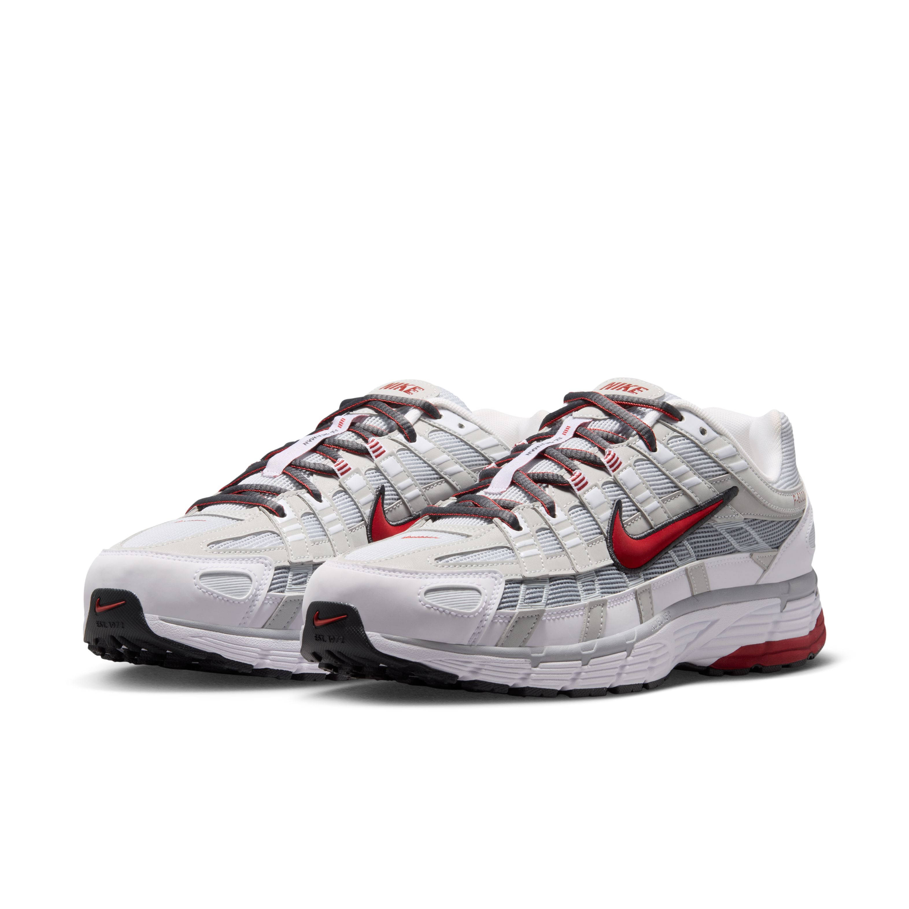Nike P-6000 White Platinum Red IR5279-100 front