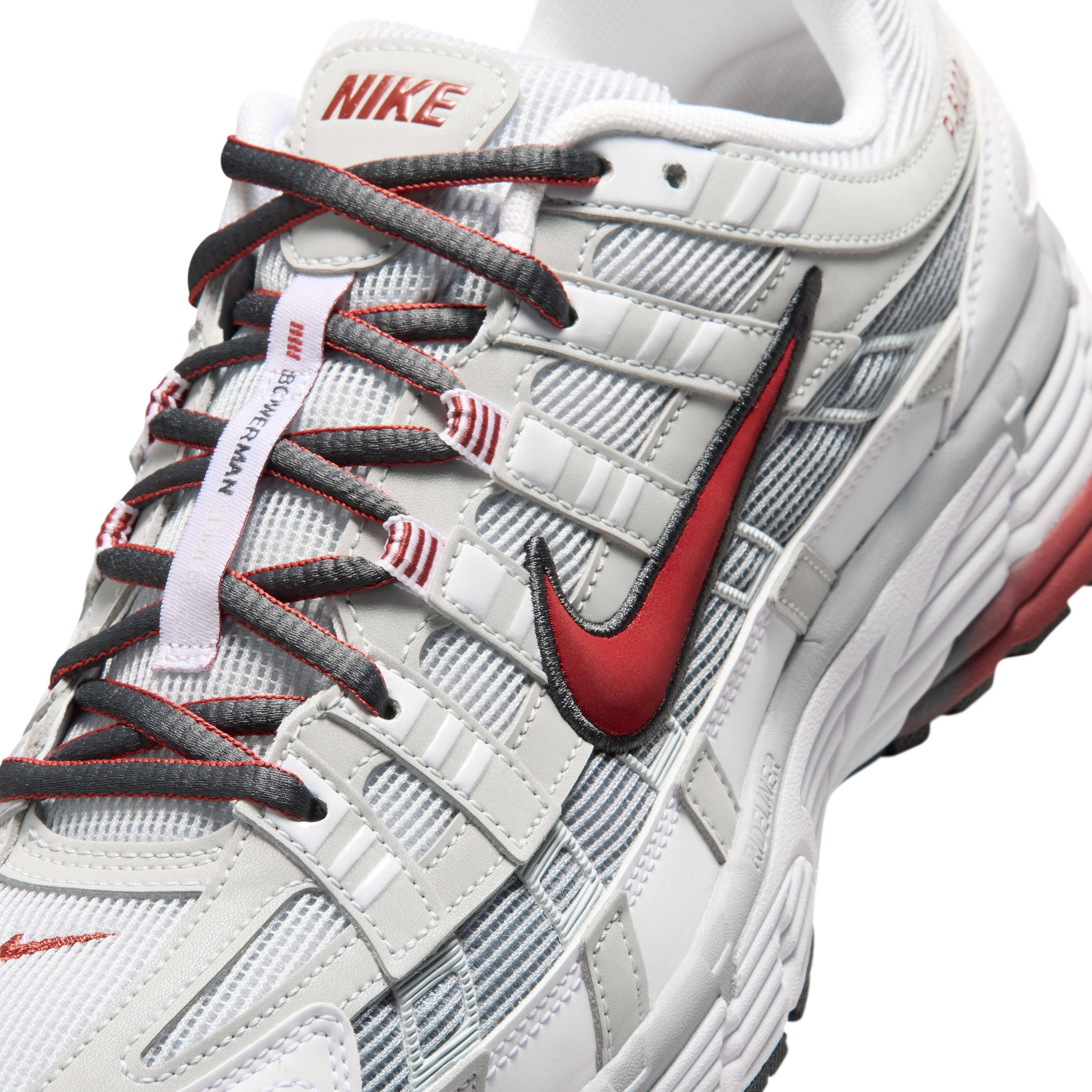 Nike P-6000 White Platinum Red IR5279-100 side