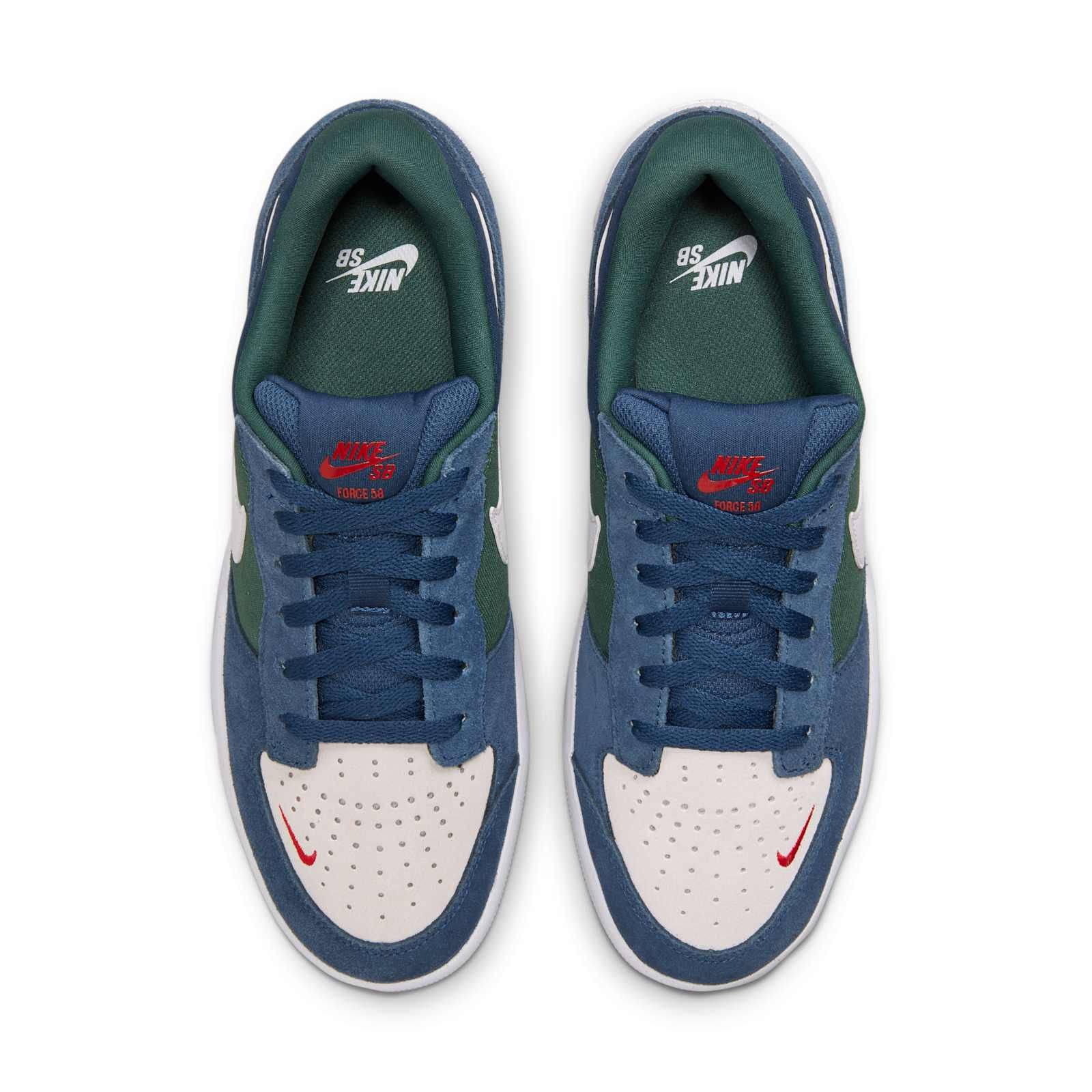 Nike SB Force 58 Navy Noble Green CZ2959-402 middle