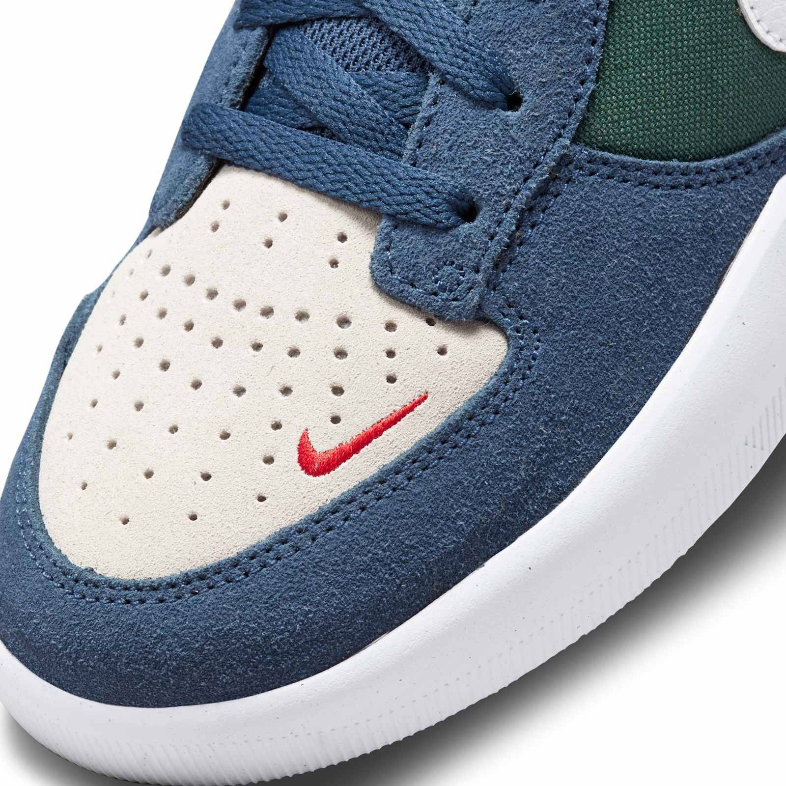 Nike SB Force 58 Navy Noble Green CZ2959-402 toe