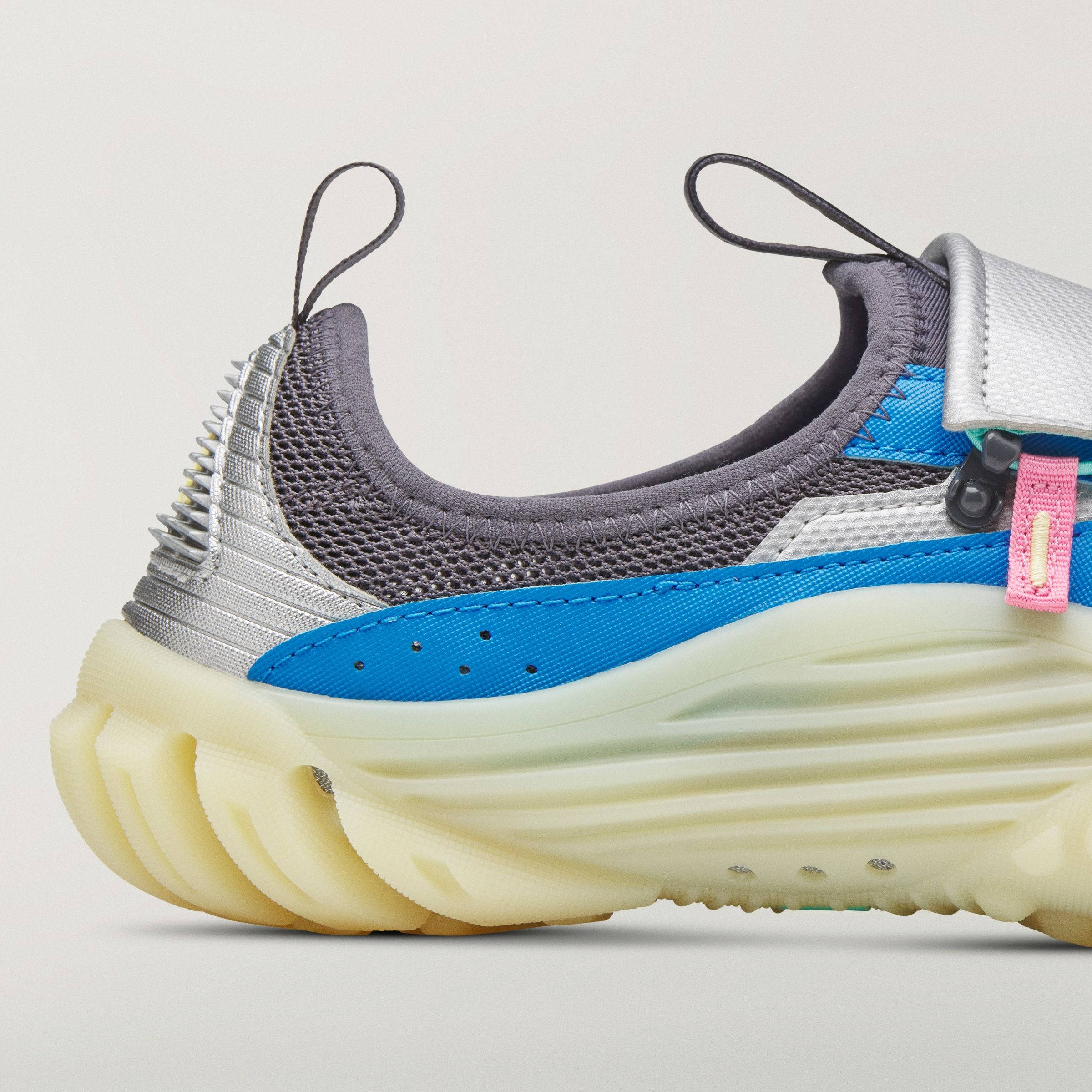 Pharrell Williams x adidas Water Moc Lucid Ray Blue heel