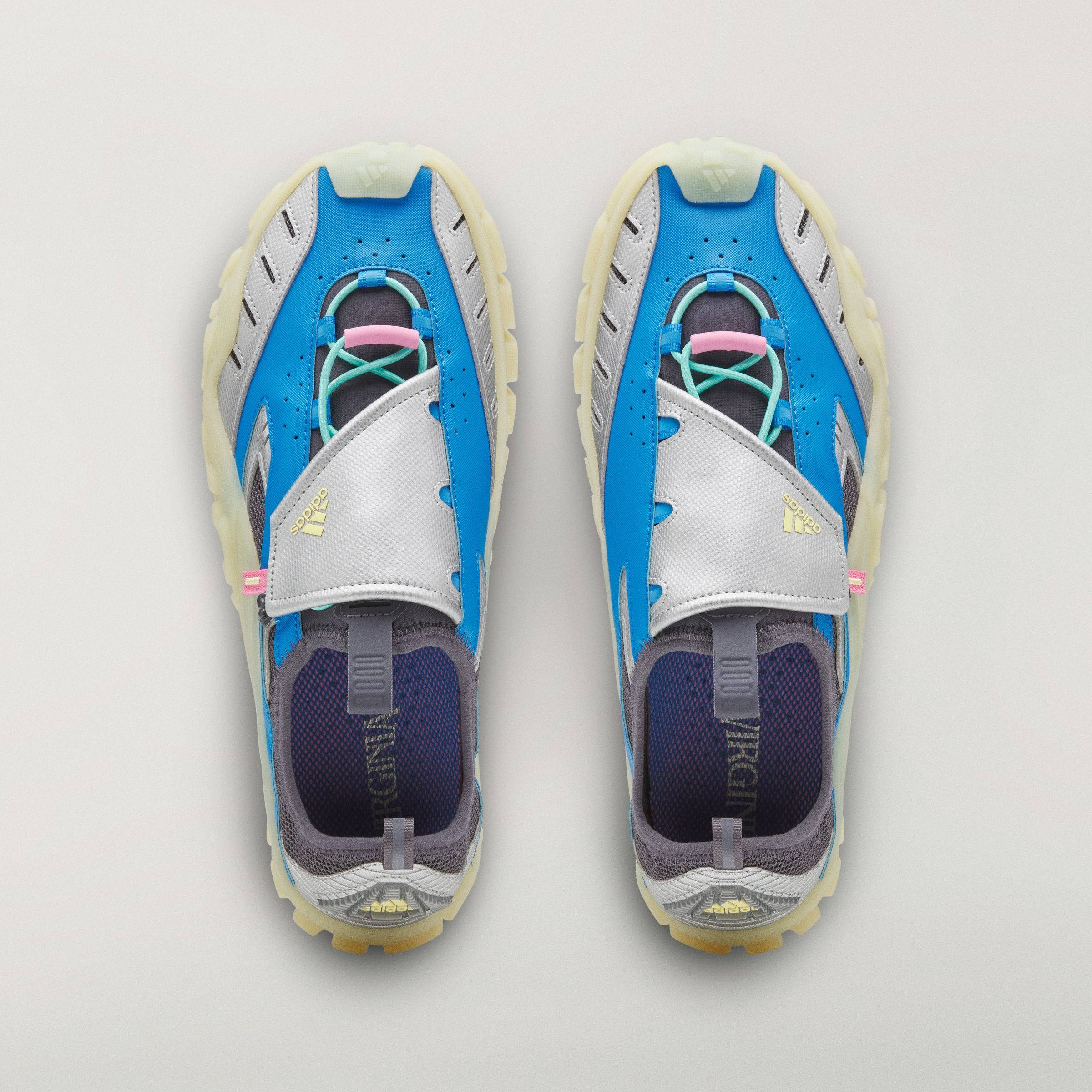 Pharrell Williams x adidas Water Moc Lucid Ray Blue middle