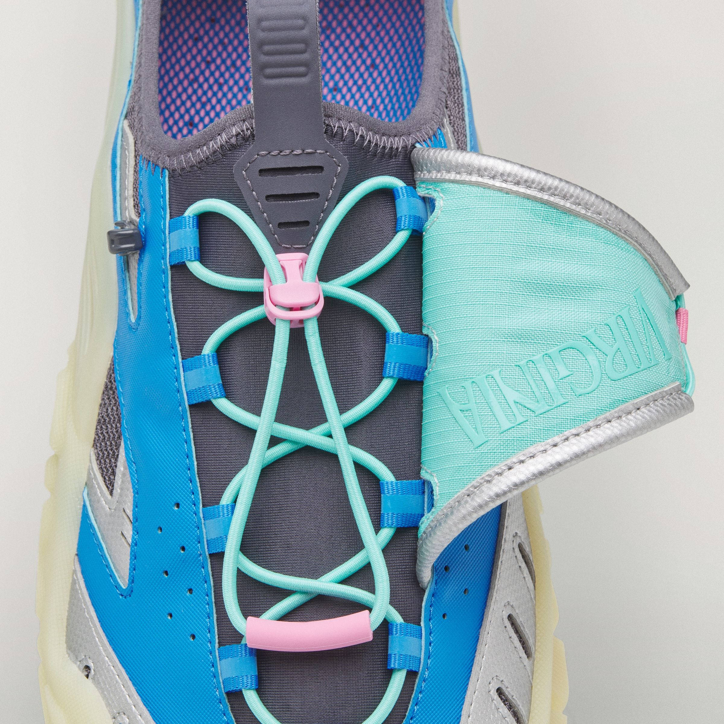Pharrell Williams x adidas Water Moc Lucid Ray Blue side