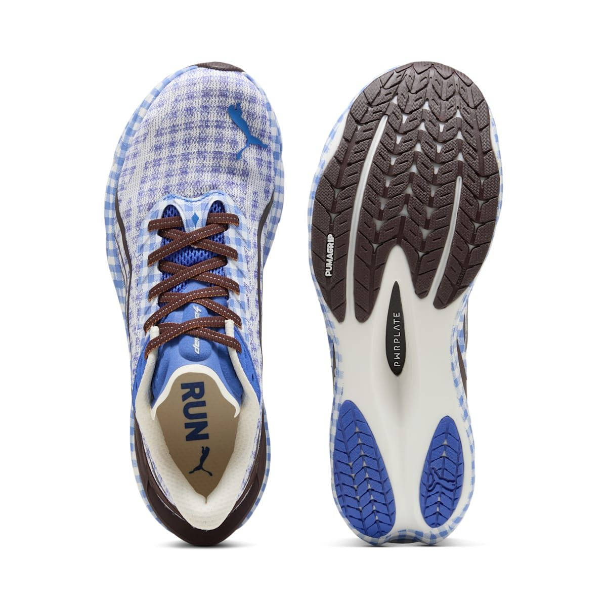 PUMA Deviate Nitro 4 Check Royal Sapphire White 406307-02 middle