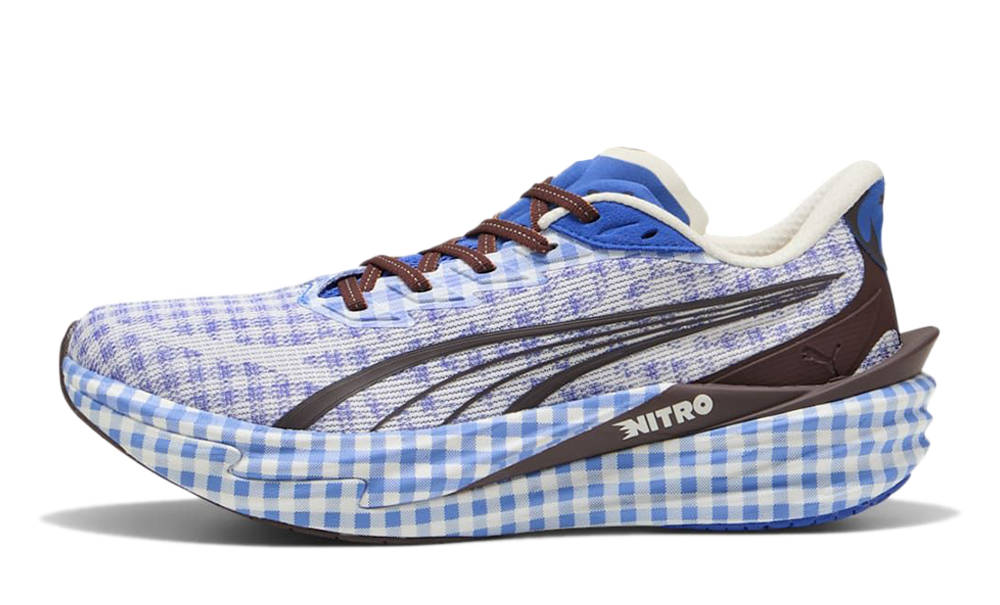 PUMA Deviate Nitro 4 Check Royal Sapphire White 406307-02