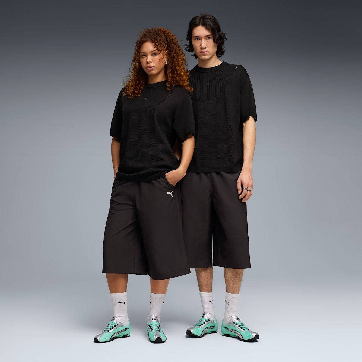 PUMA H-Street OG Mint Jelly Silver 403692-08 on foot
