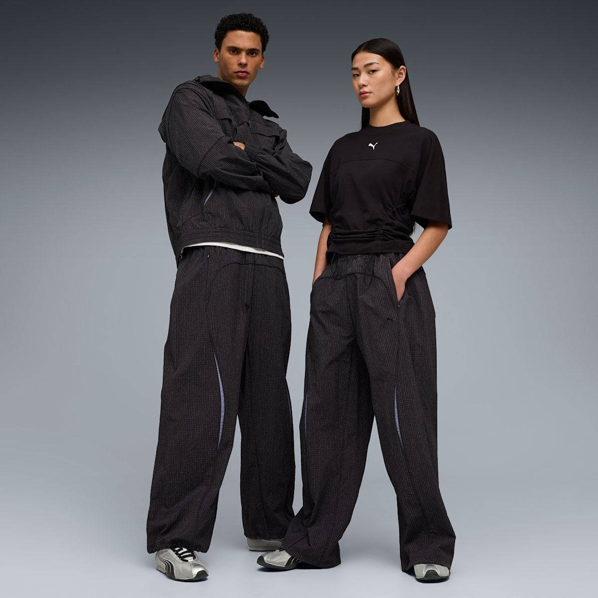 PUMA H-Street Silver Black 406126-05 full