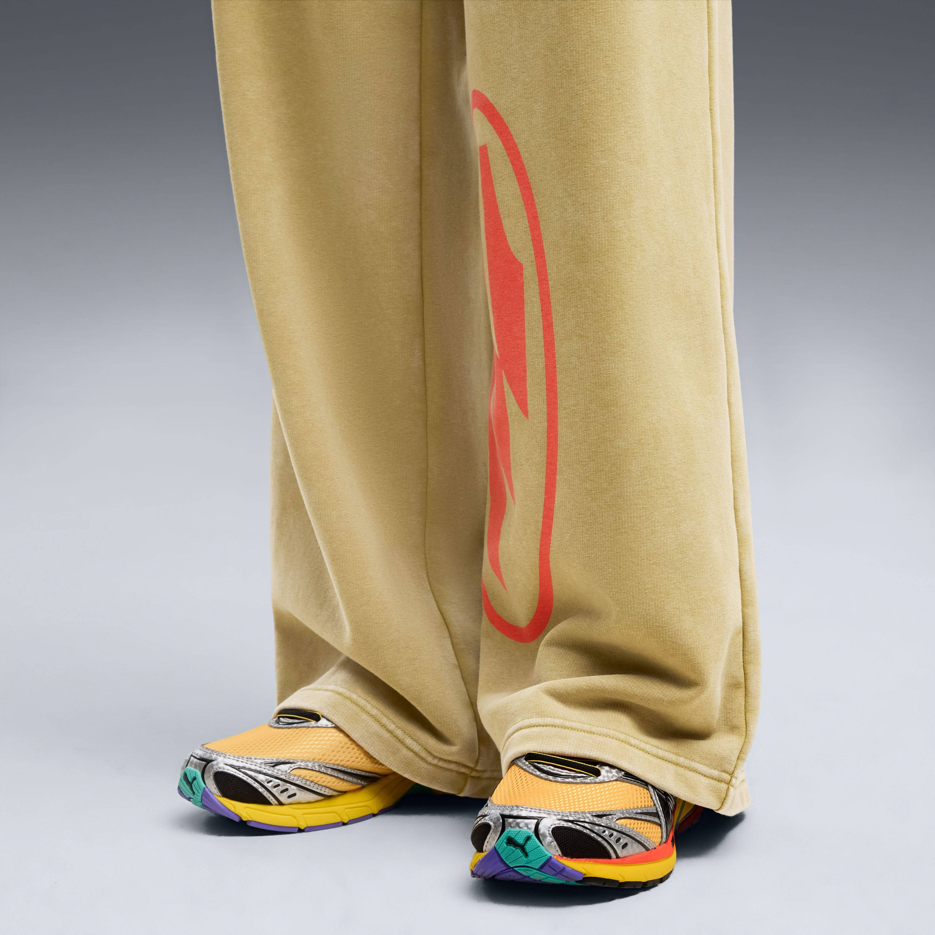PUMA Homura Red Sunny Yellow 409192-02 on foot