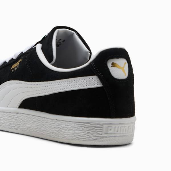 PUMA Suede Classic Black White 399781-01 back
