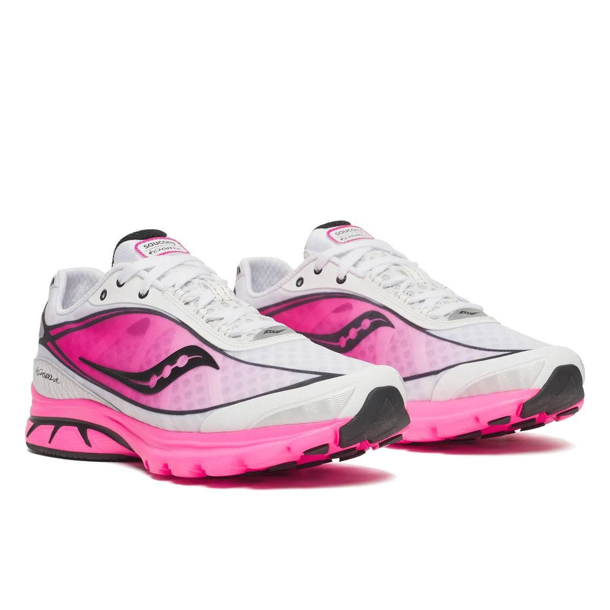 Saucony Kinvara 1 Vizi Pink White S70917-5 front