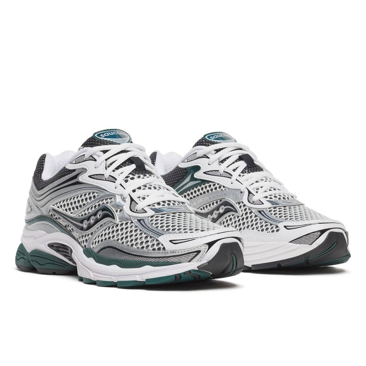 Saucony ProGrid Omni 9 White Pine Green S70739-56 front