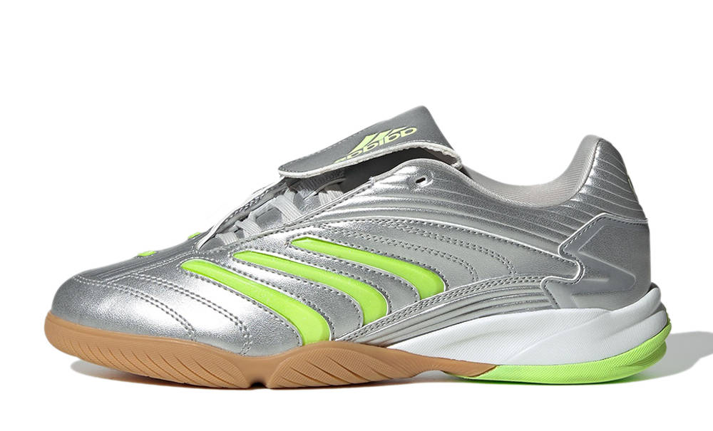 adidas Predator Sala Silver Metallic Green JR1636