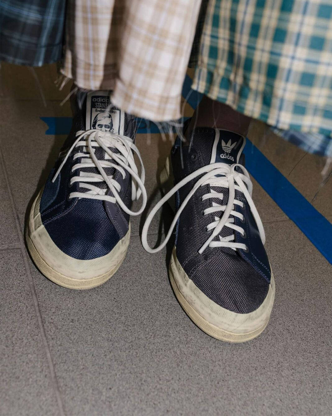 Song for the Mute x adidas Stan Smith Navy side