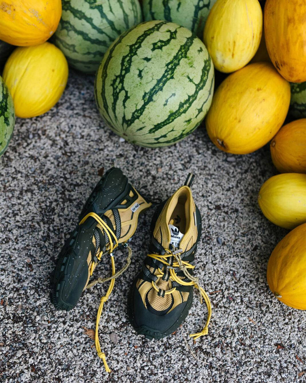 Song for the Mute x adidas TRAXION 1000 Yellow Black front