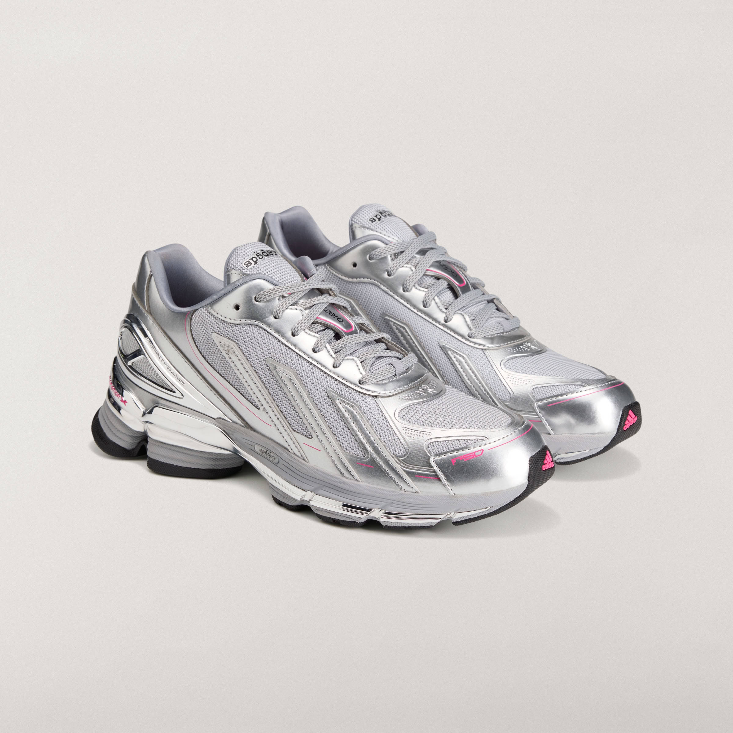 SP5DER x adidas F50 Formotion Silver Metallic Pair