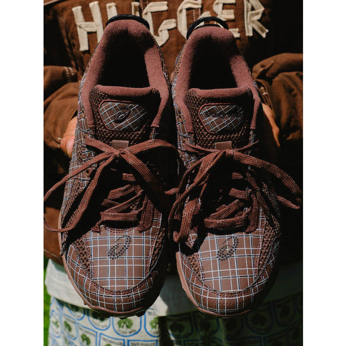 Story MFG x ASICS Brown Tartan