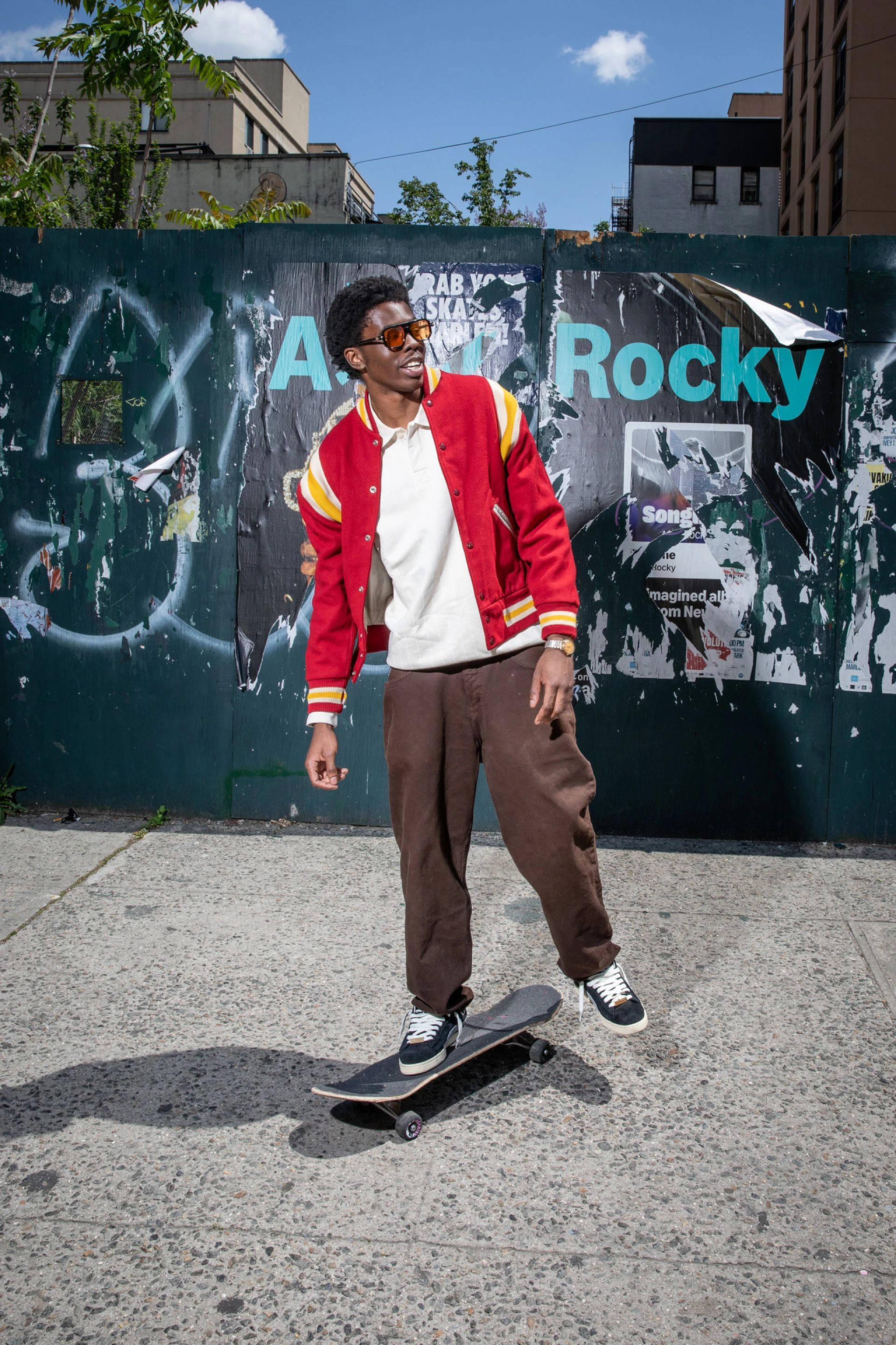A$AP Rocky x PUMA Suede 94 Black White 408735-01 on foot