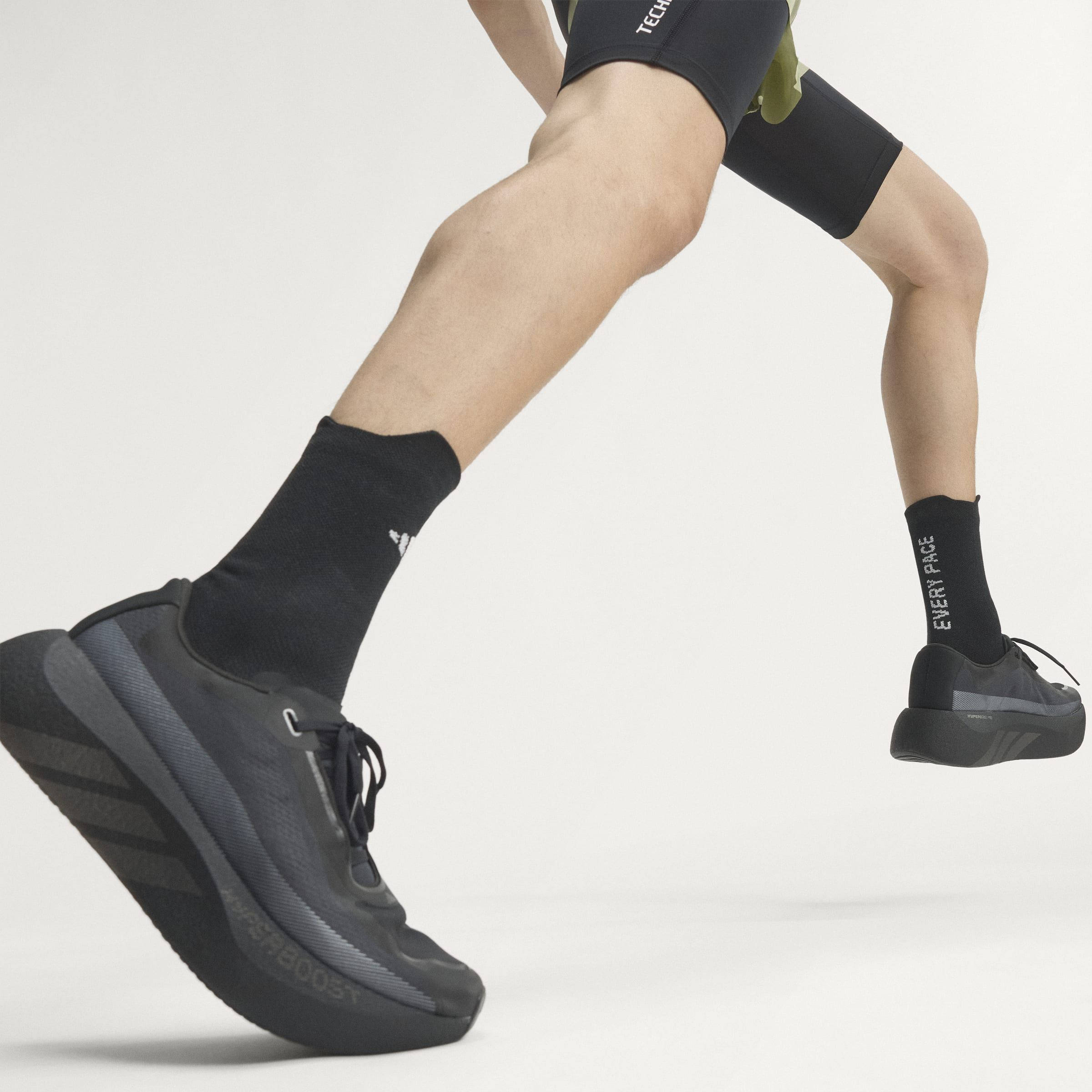 adidas Hyperboost Edge Black Carbon KI0358 on foot