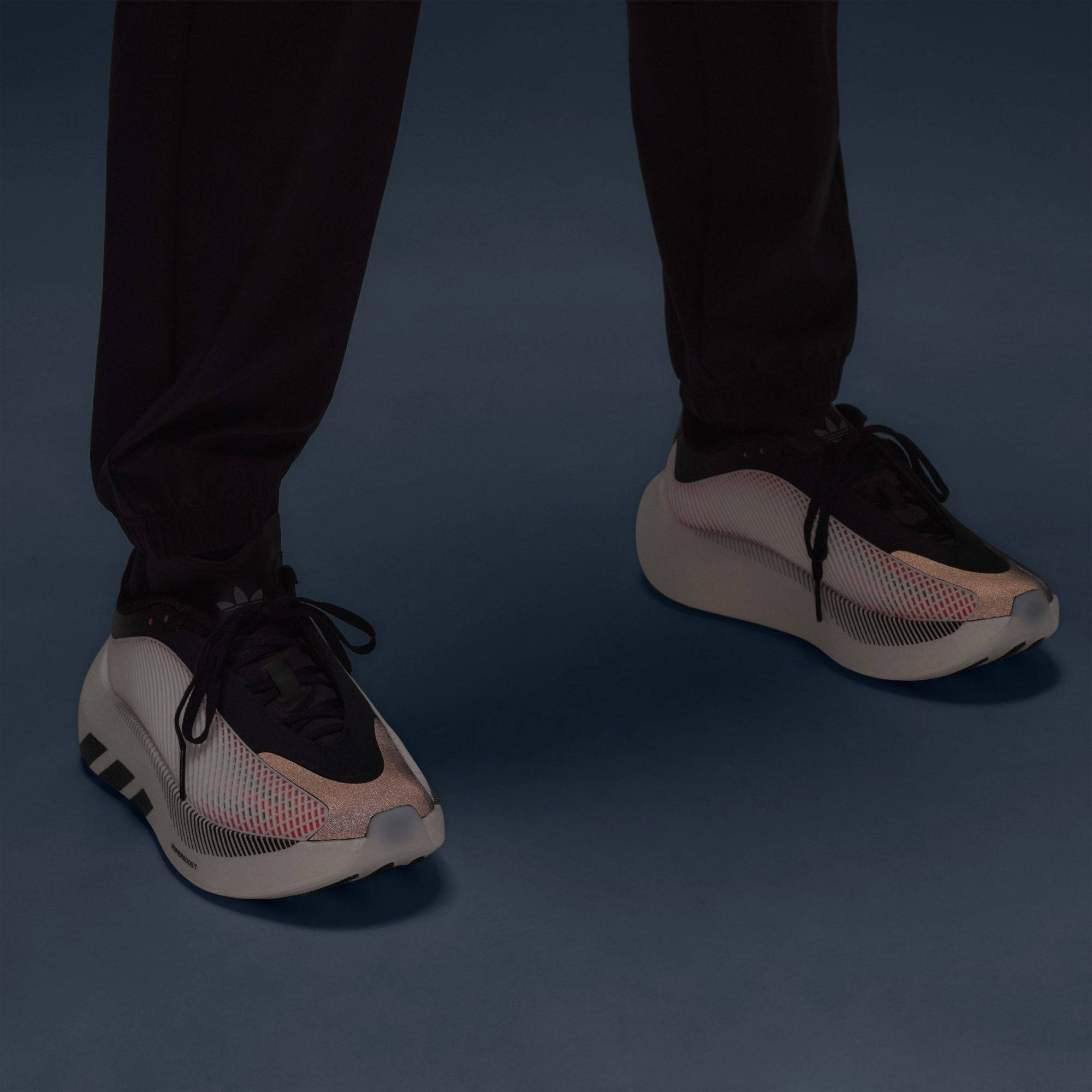 adidas Hyperboost Euphoria Pink Black LA6206 on foot