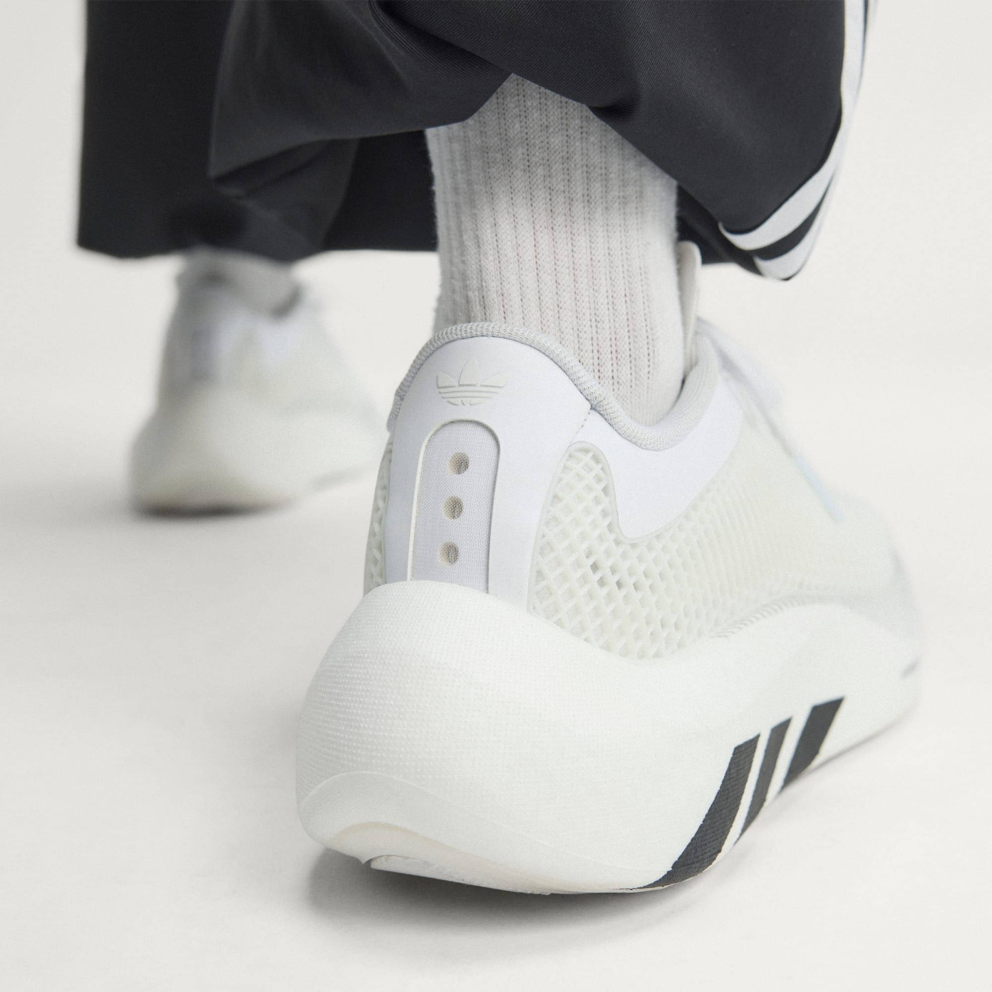adidas Hyperboost Euphoria White LA6215 on foot back