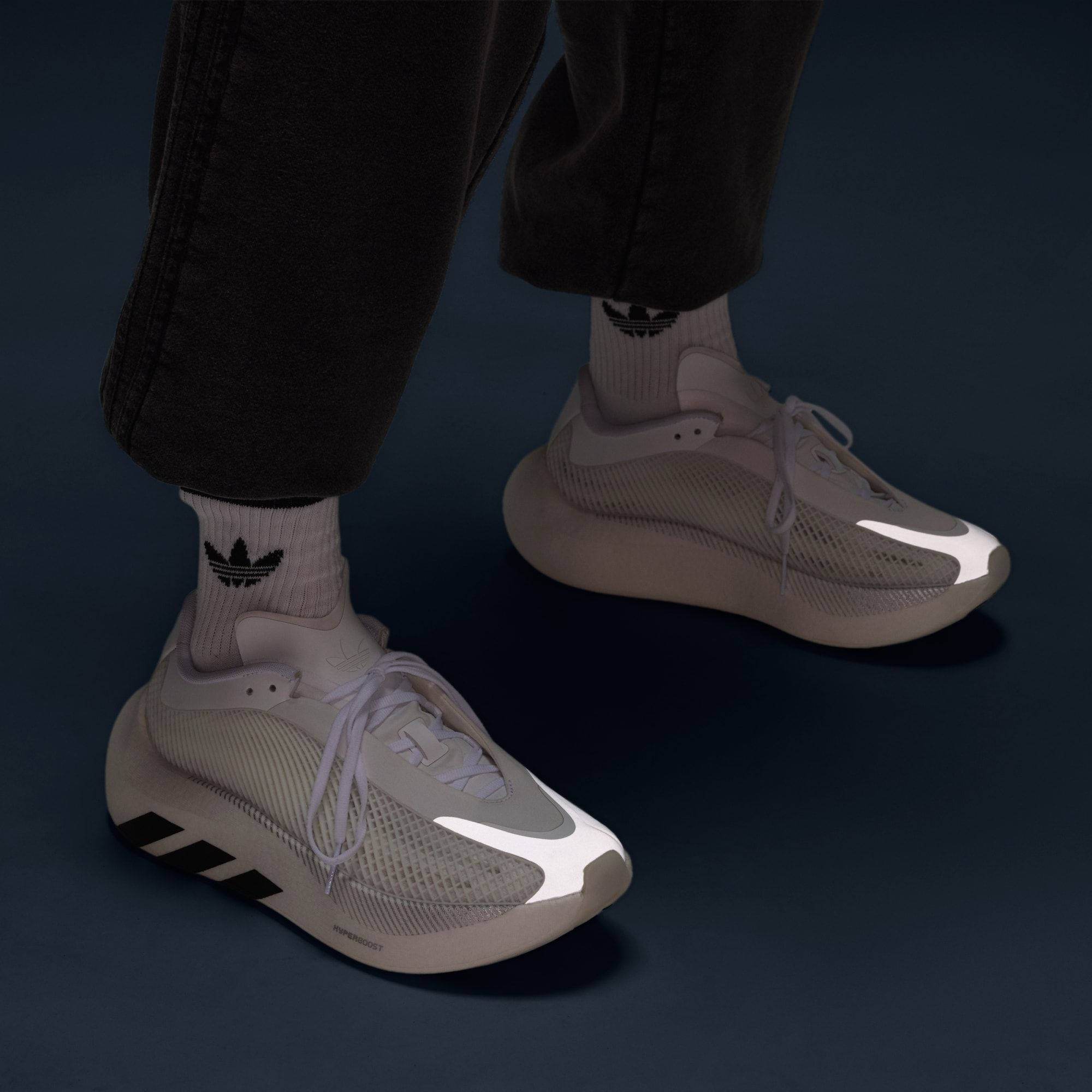 adidas Hyperboost Euphoria White LA6215 on foot