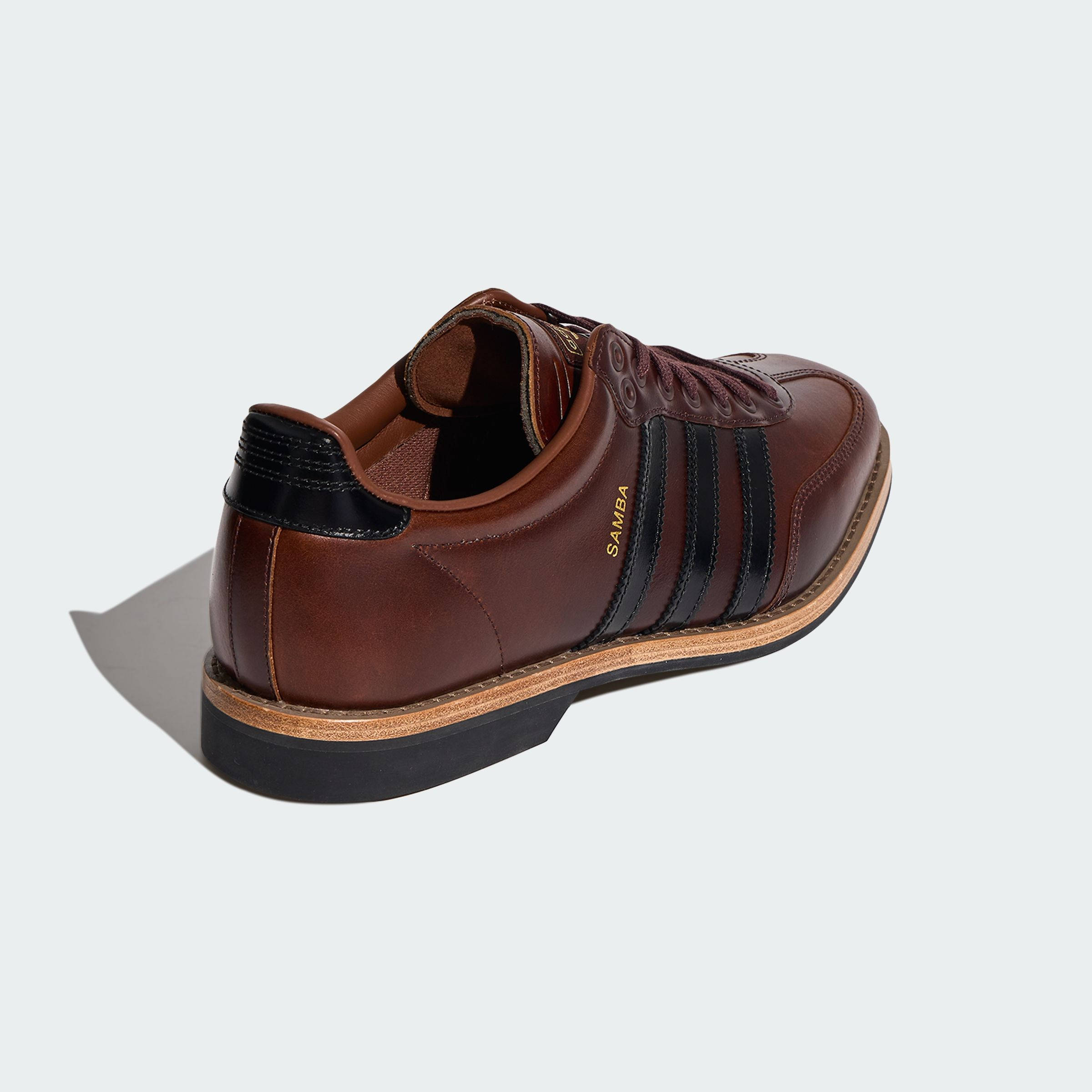 adidas Samba Bowling Brown Black HP5198 back