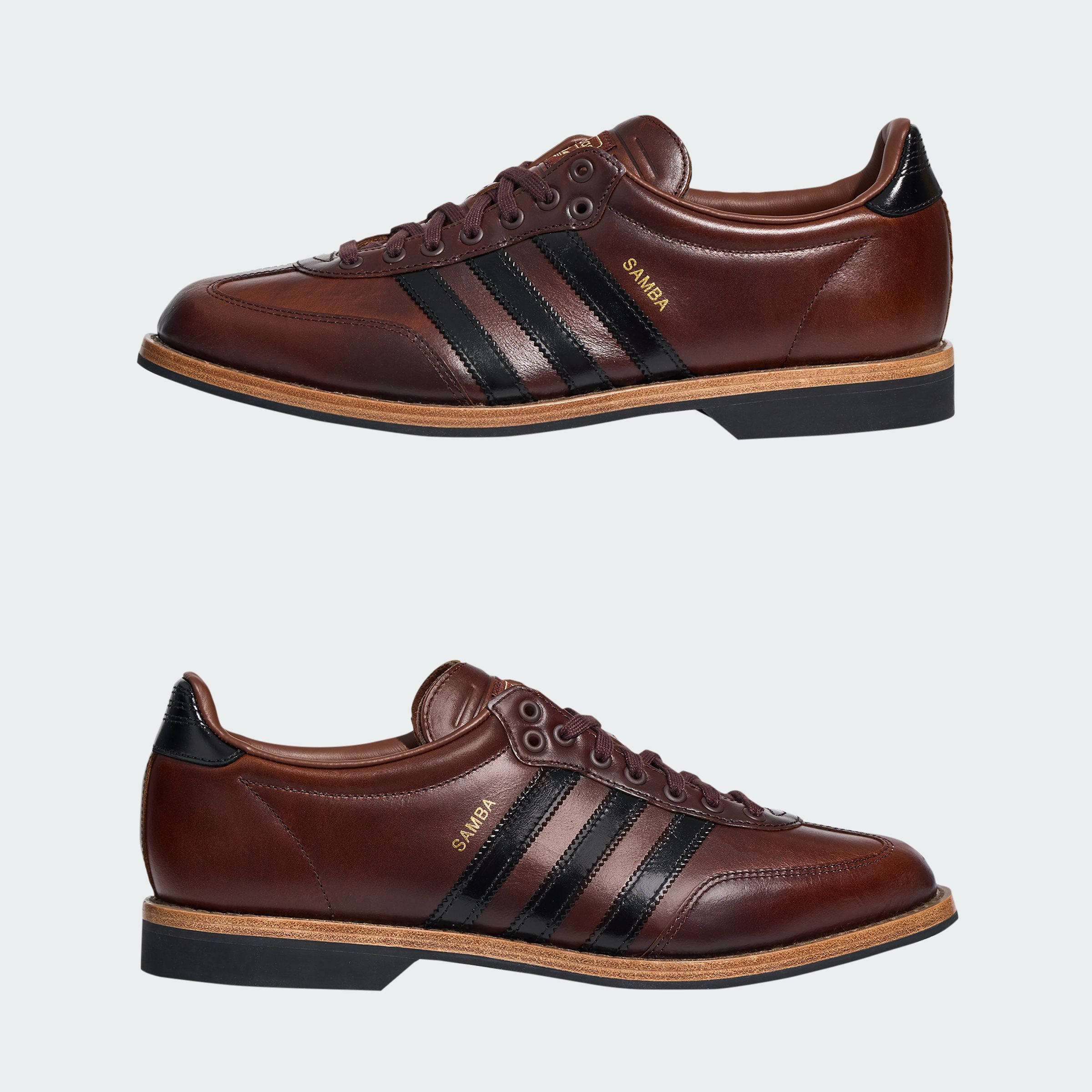 adidas Samba Bowling Brown Black HP5198 feature