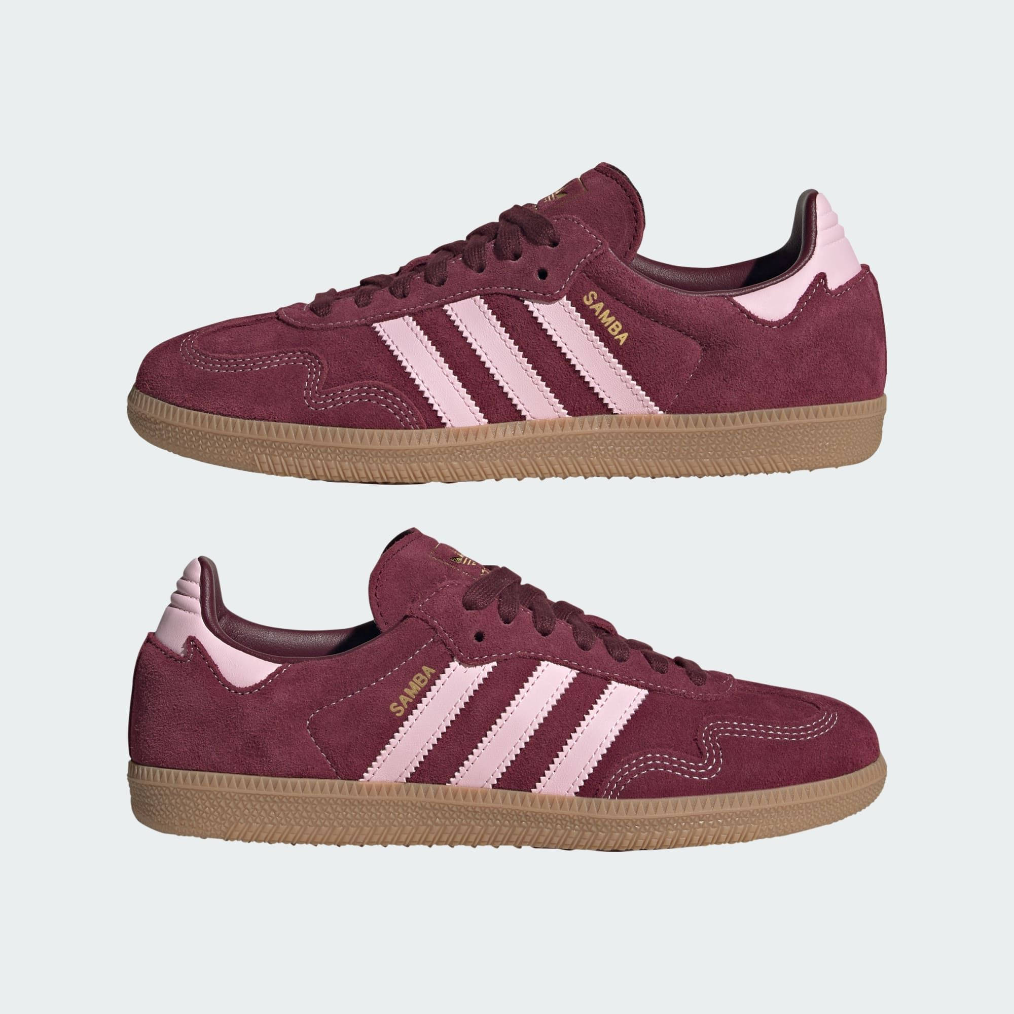 adidas Samba OG Burgundy Pink LA6216 feature