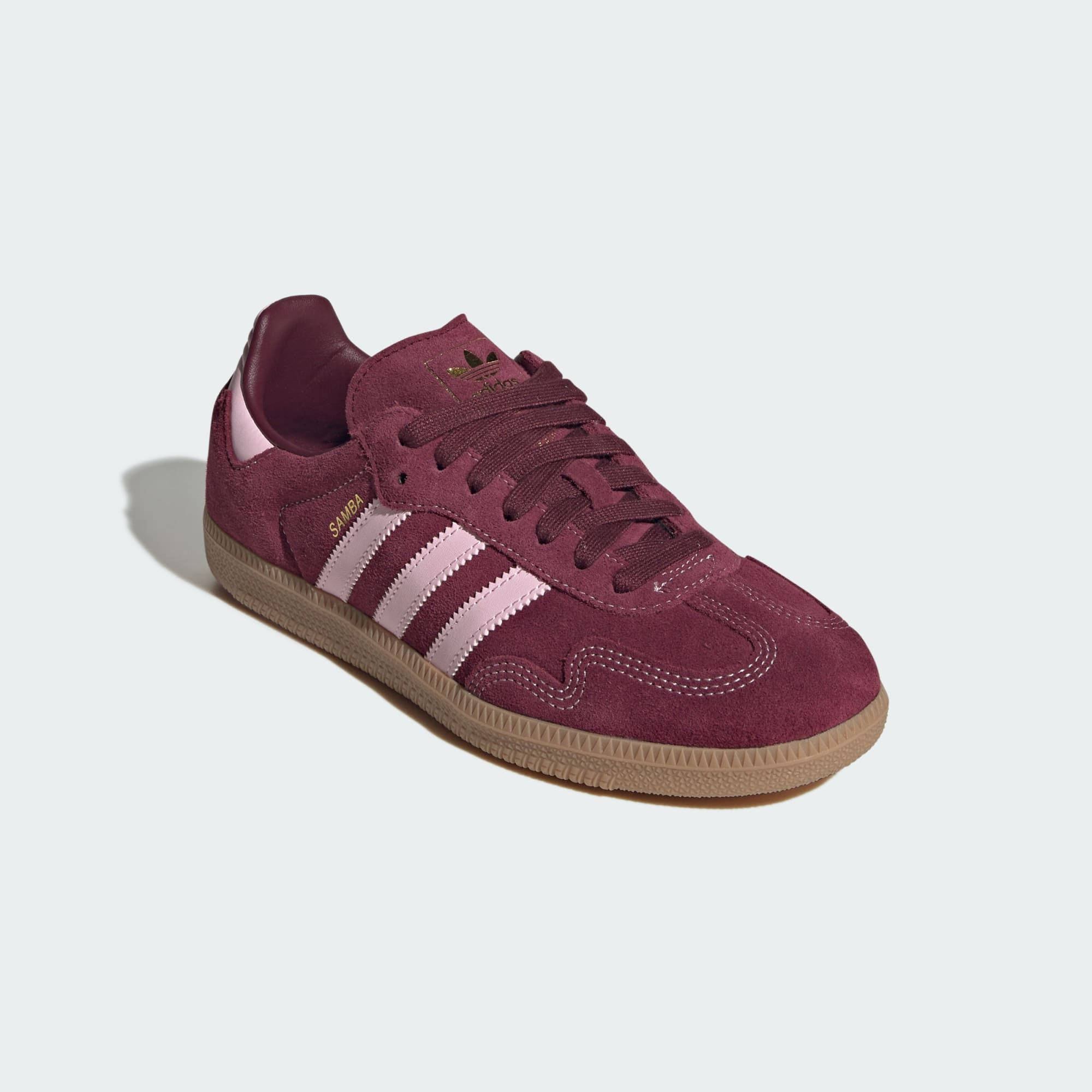 adidas Samba OG Burgundy Pink LA6216 front