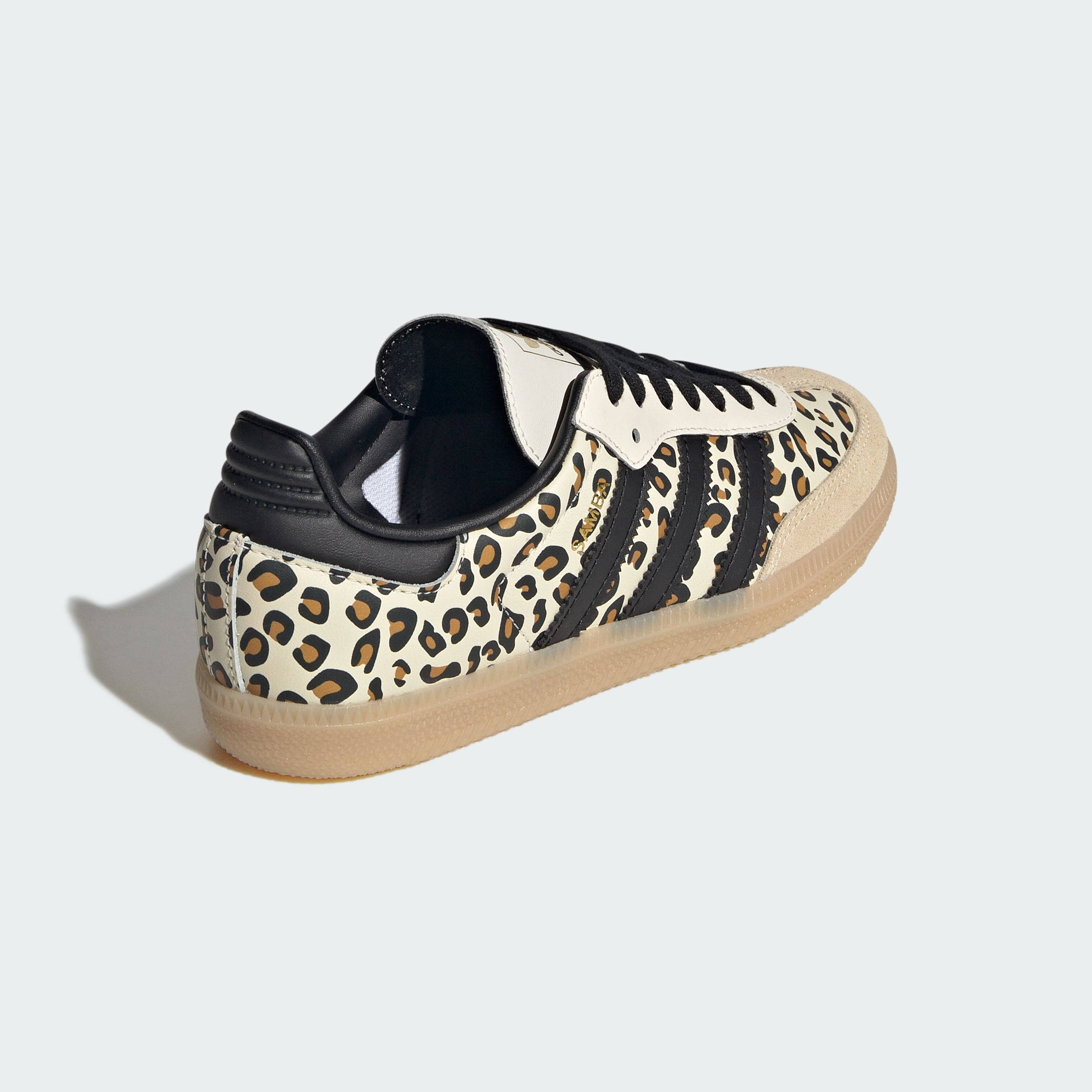 adidas Samba OG GS Cream White Leopard KK2535 back