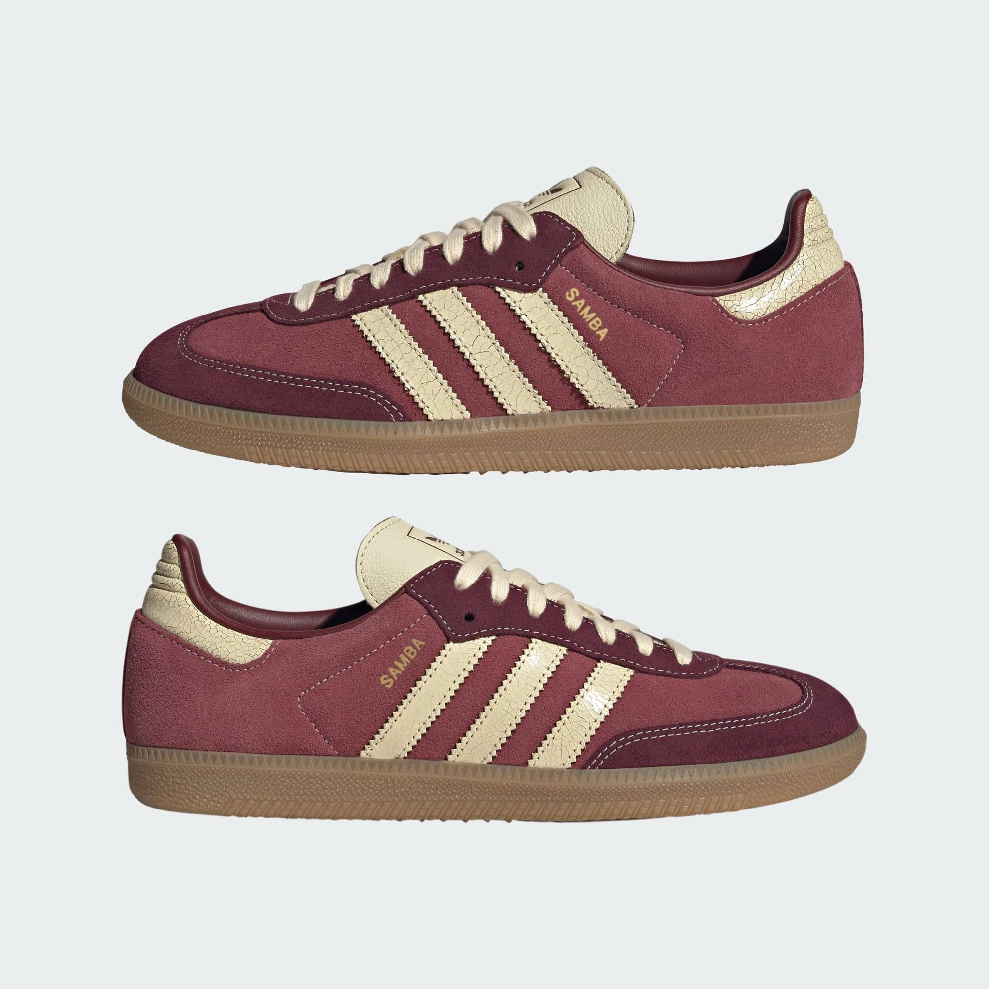 adidas Samba OG Shadow Red Vanilla Gum KK2267 faeture